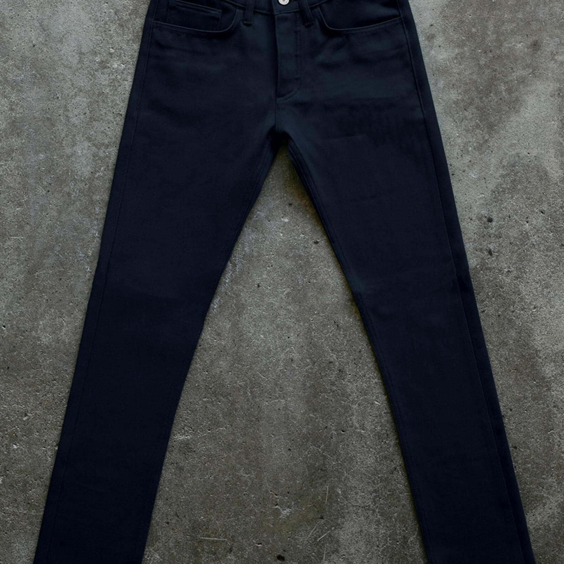gustin #81 military whipcord 5 pocket - navy