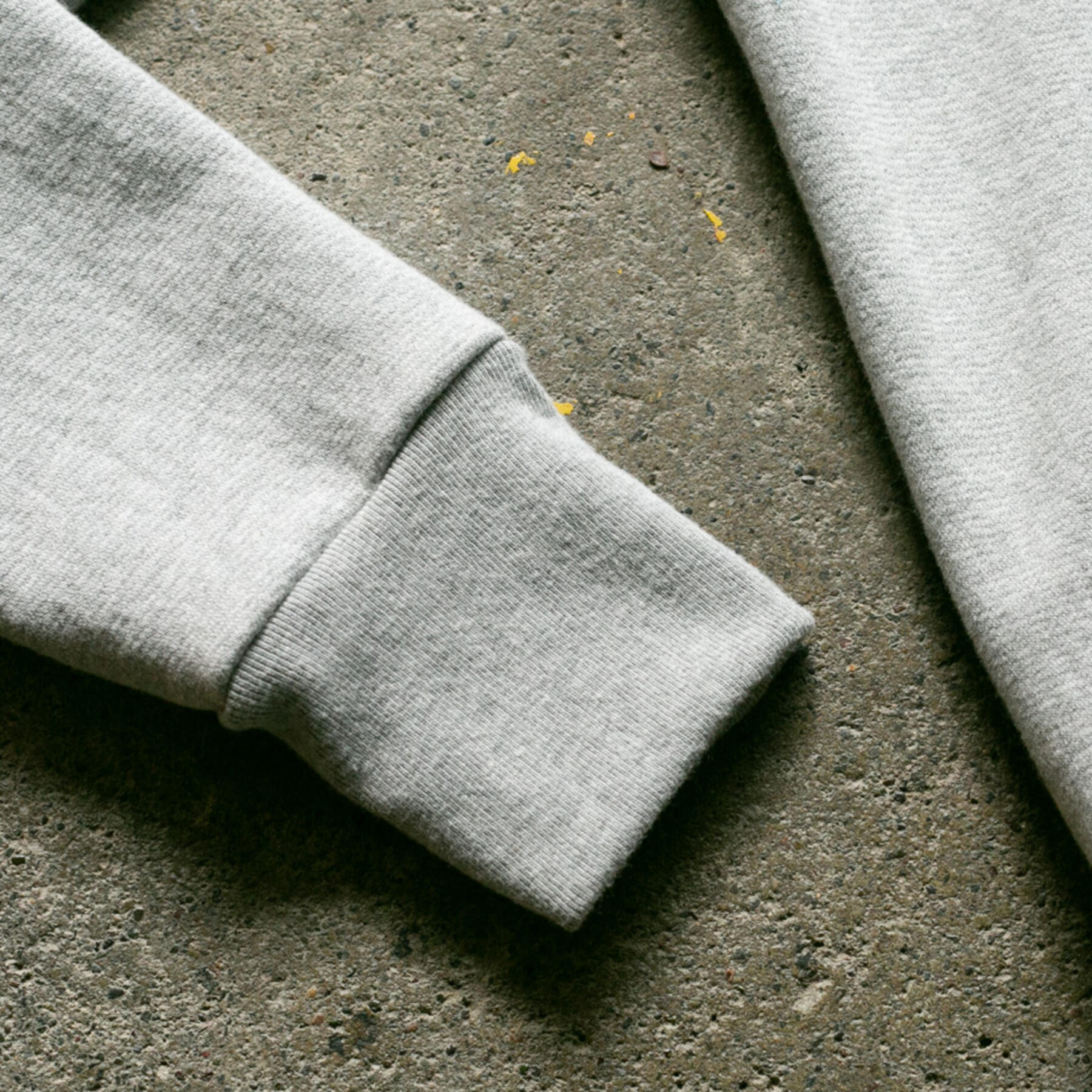 gustin heather grey french terry pullover