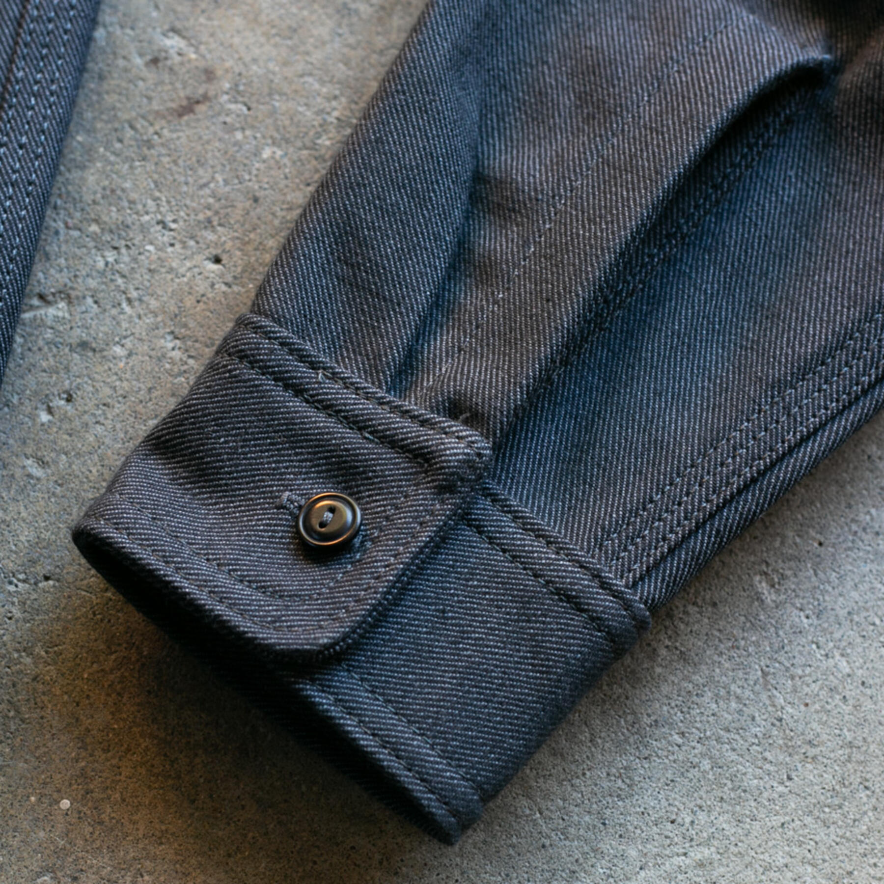 gustin #72 gunmetal selvedge workshirt