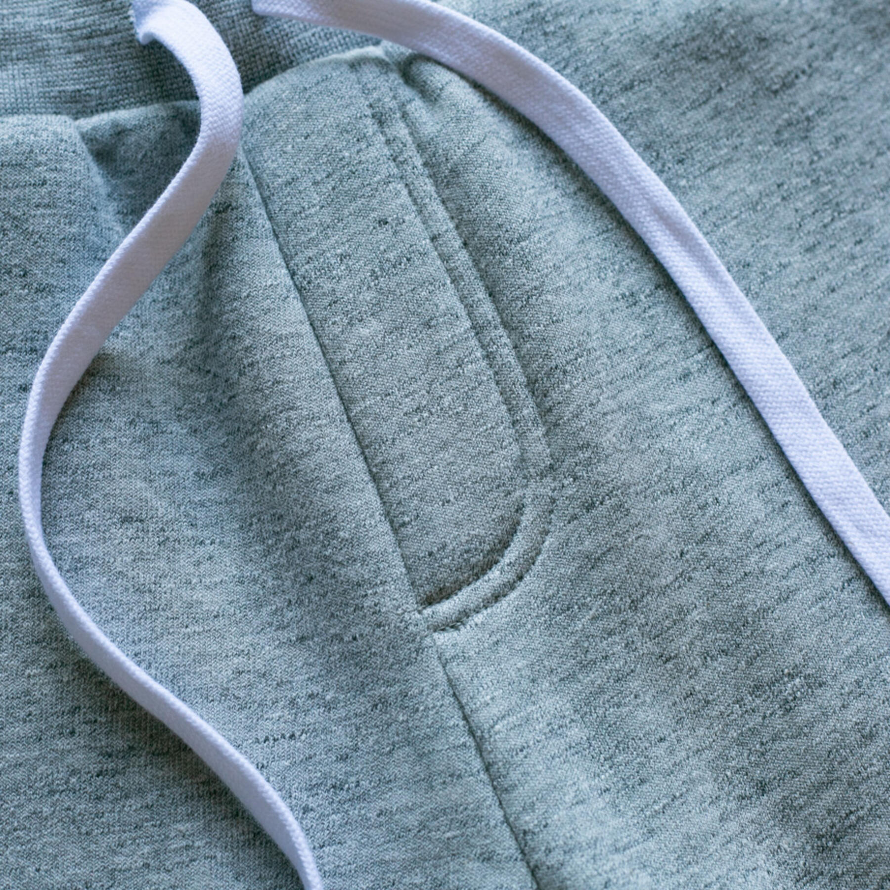 gustin twisted yarn fleece sweatpants - heather grey