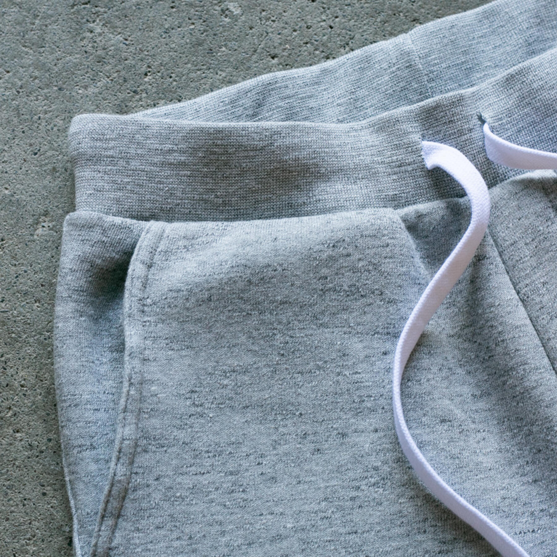 gustin twisted yarn fleece sweatpants - heather grey