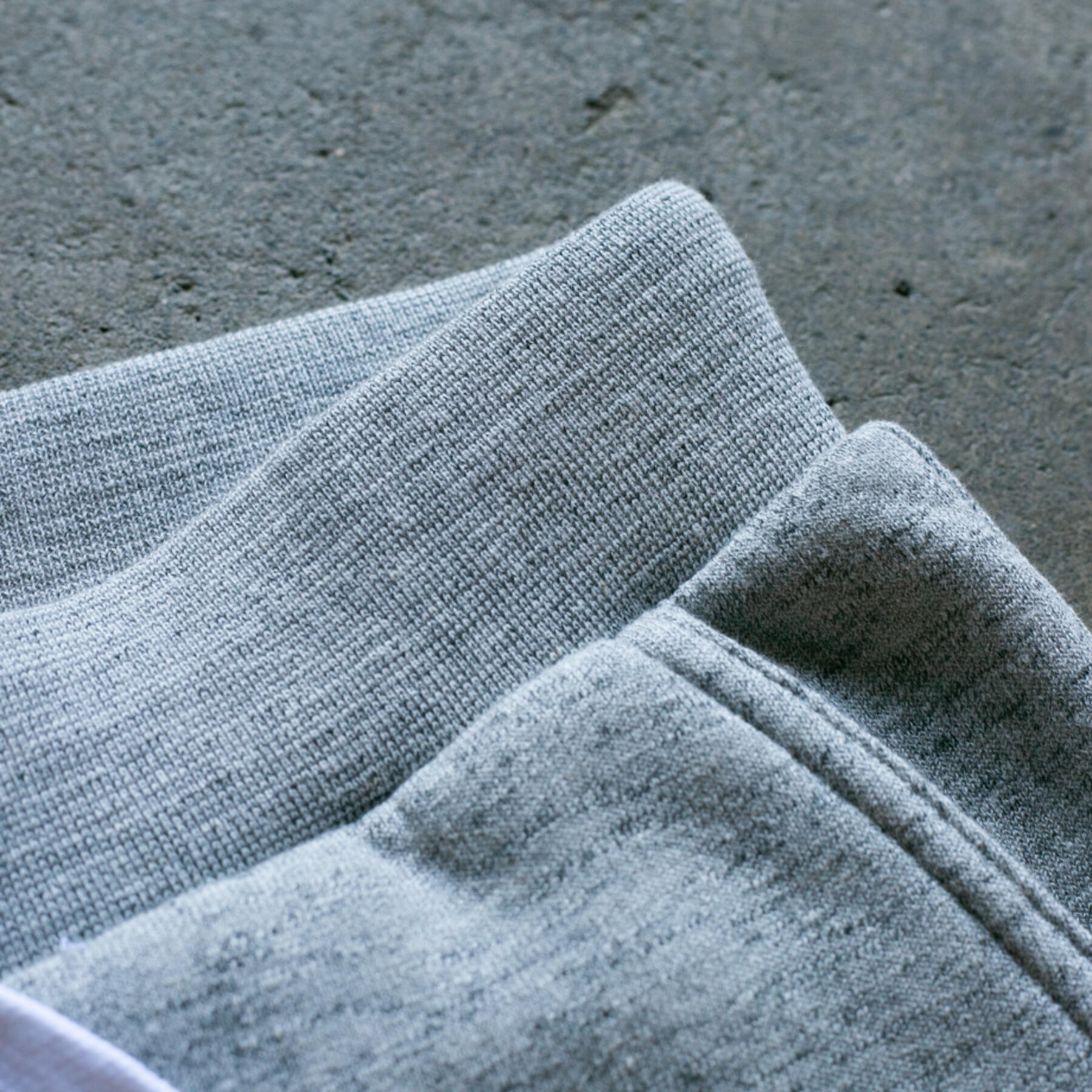gustin twisted yarn fleece sweatpants - heather grey