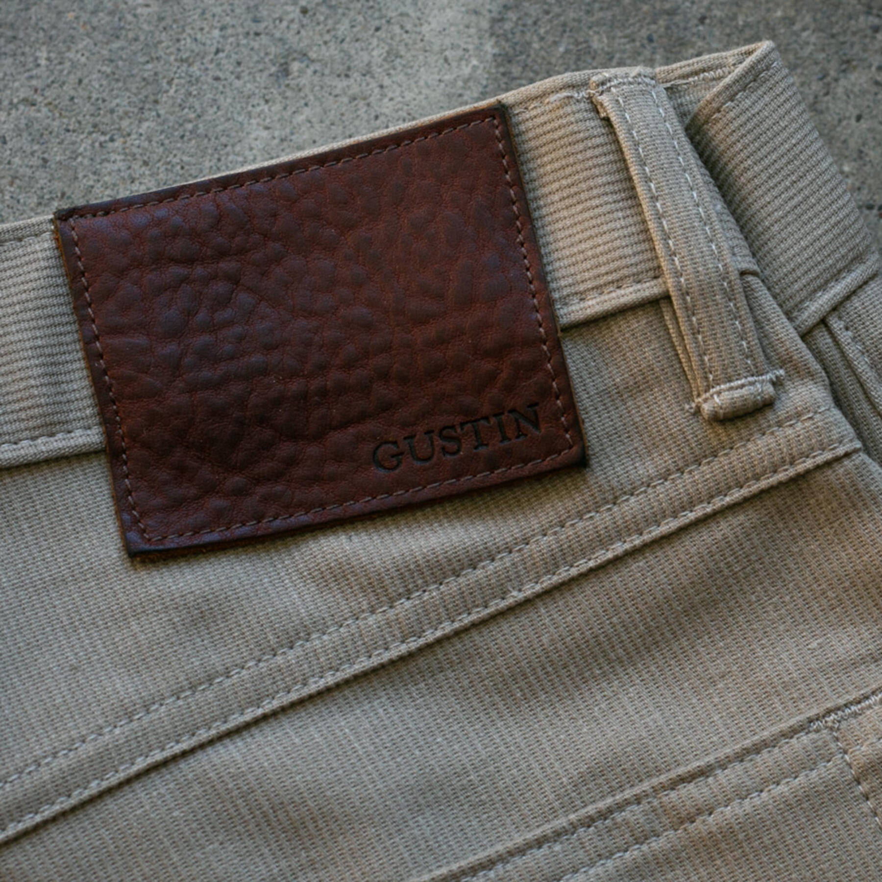 gustin #86 american bedford 5 pocket - khaki