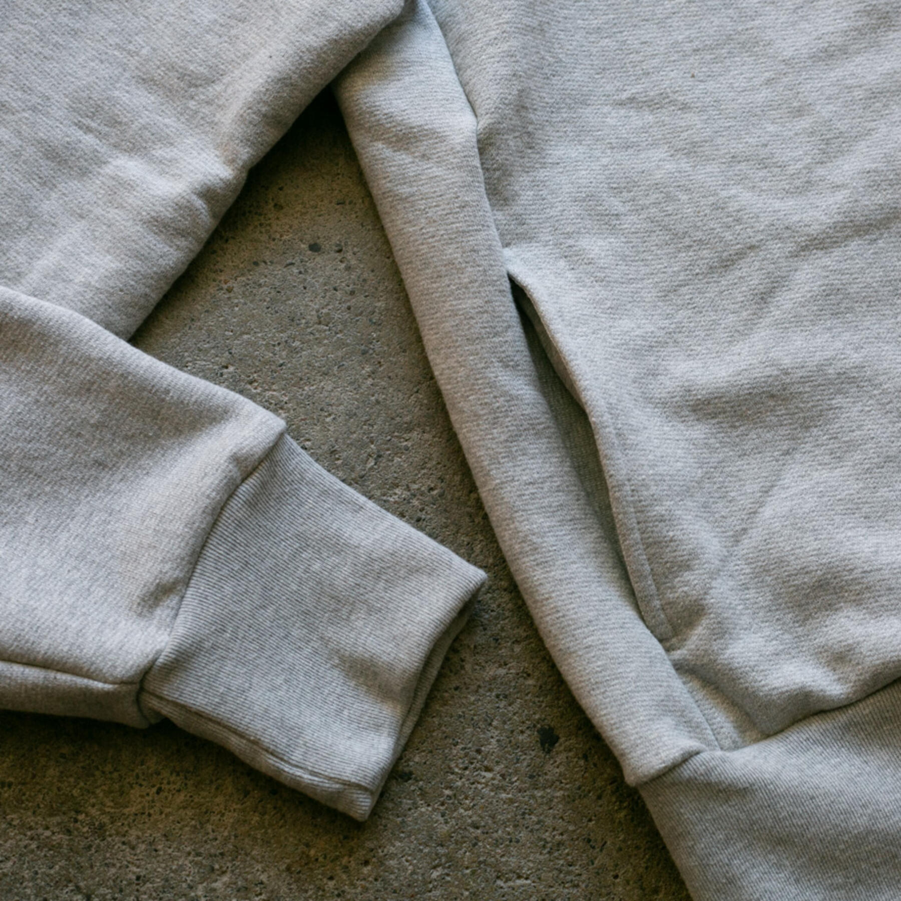 gustin french terry bomber - heather grey