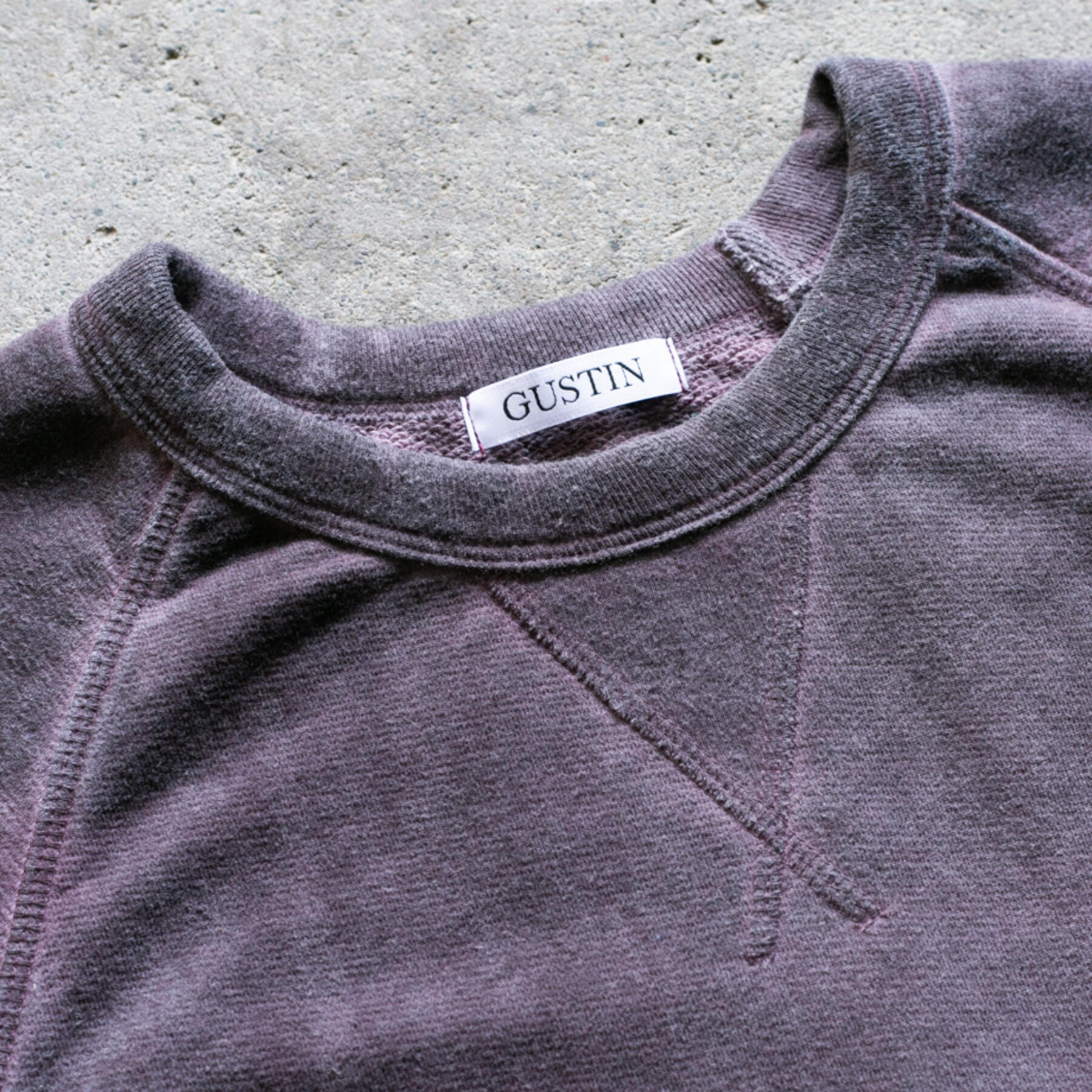 gustin vintage wash sweatshirt 3 pack (oxblood, royal, teal)
