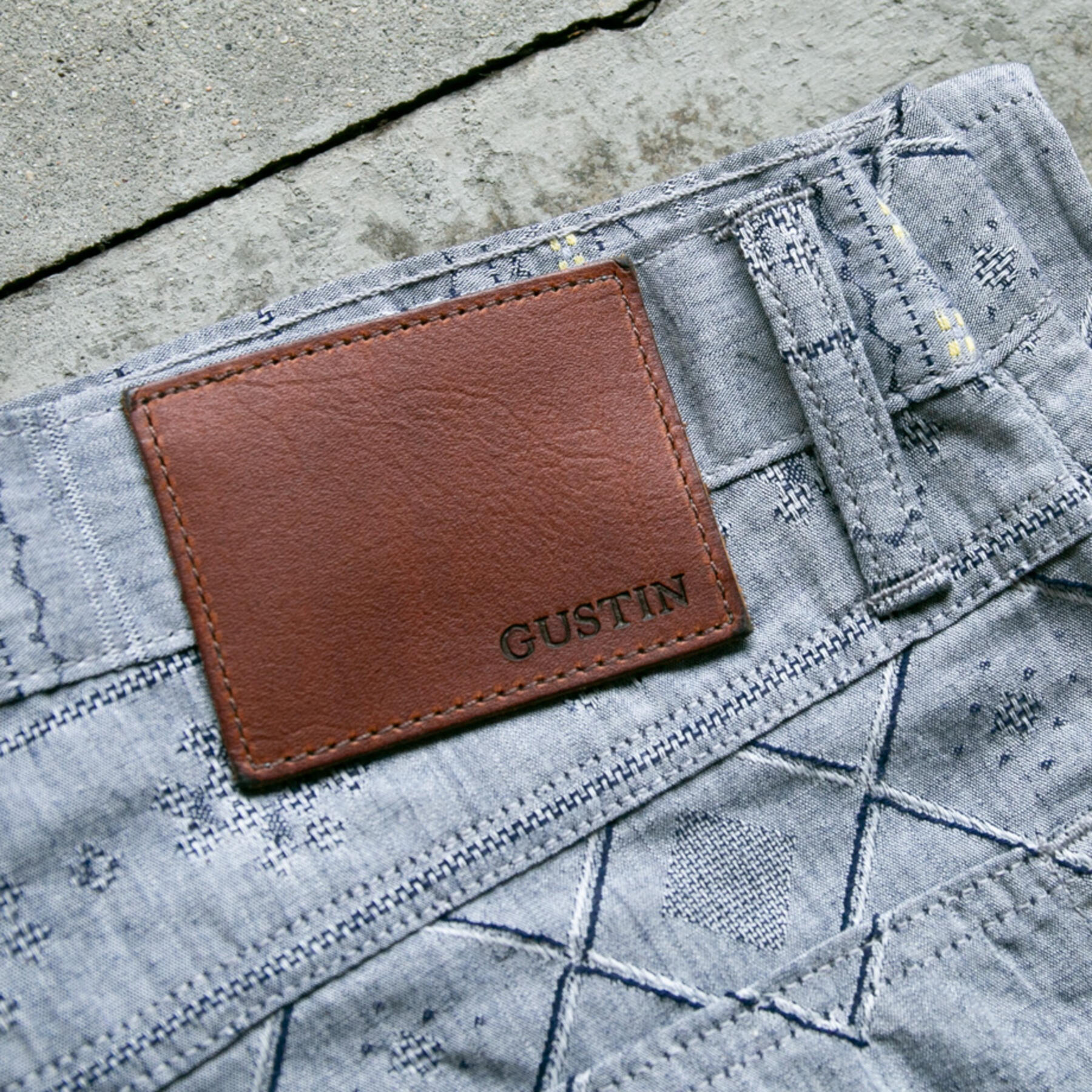 gustin #89 art jacquard 5 pocket