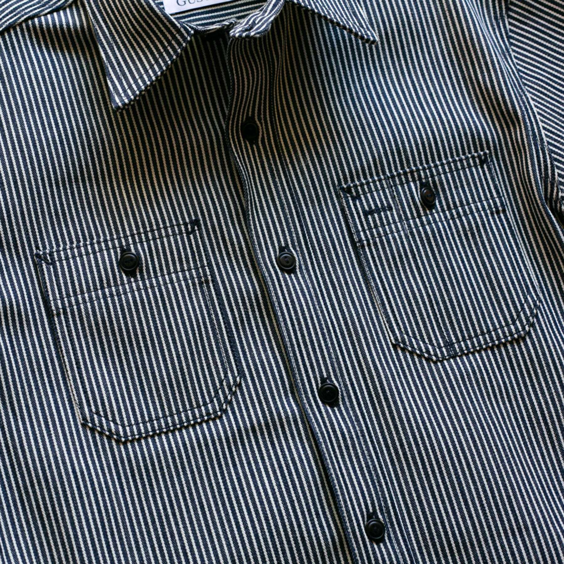 gustin #76 japan hickory stripe workshirt