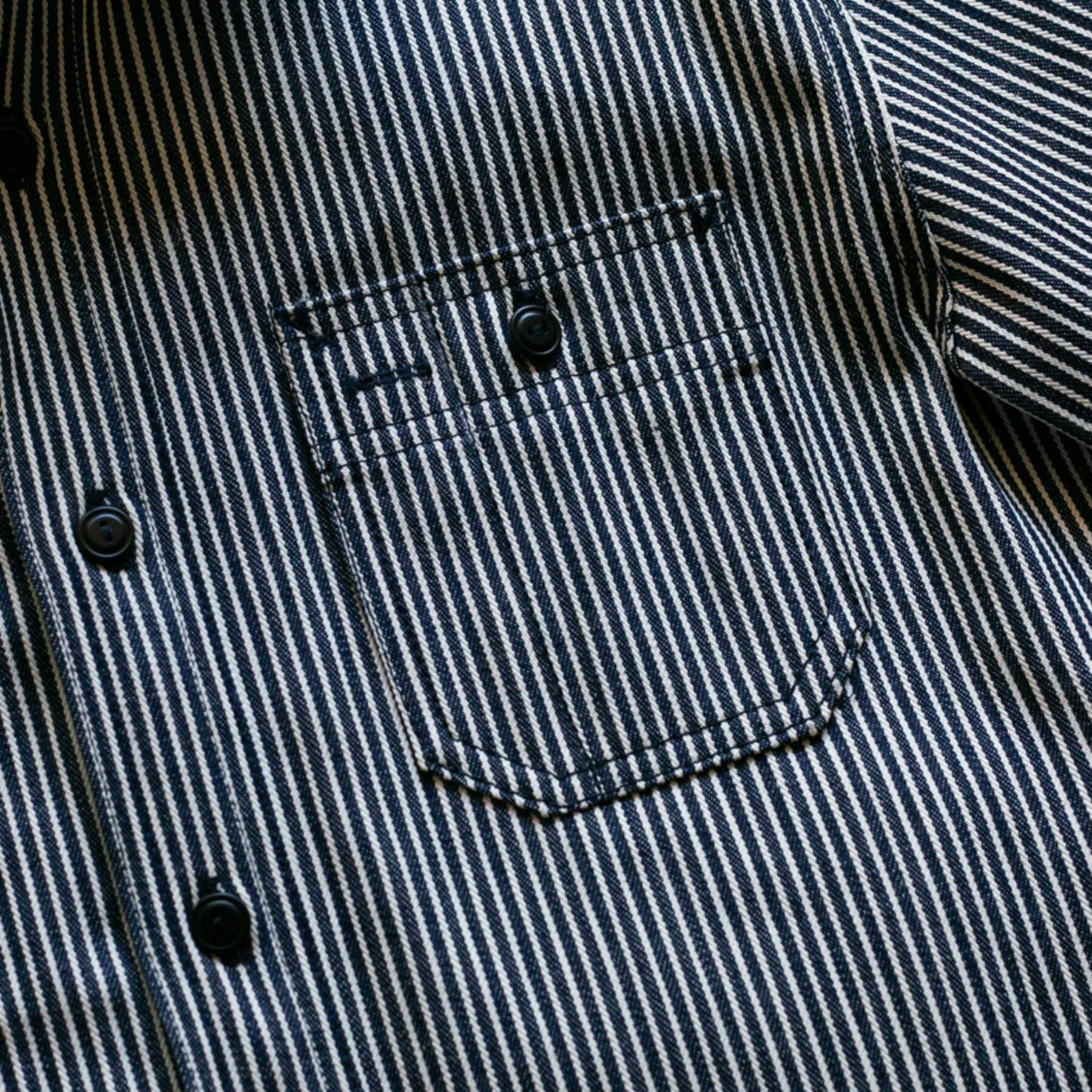 gustin #76 japan hickory stripe workshirt