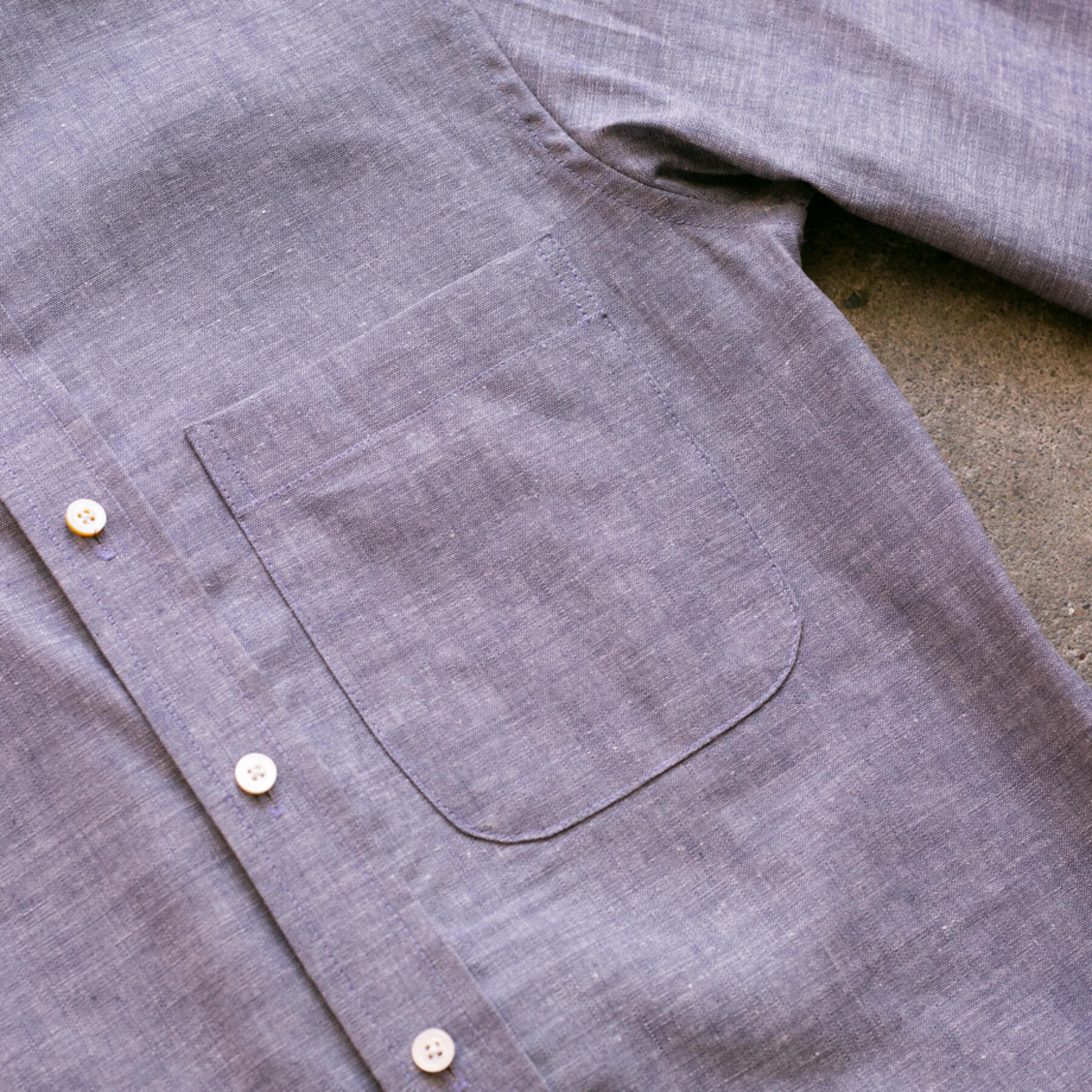 gustin #512 purple chambray
