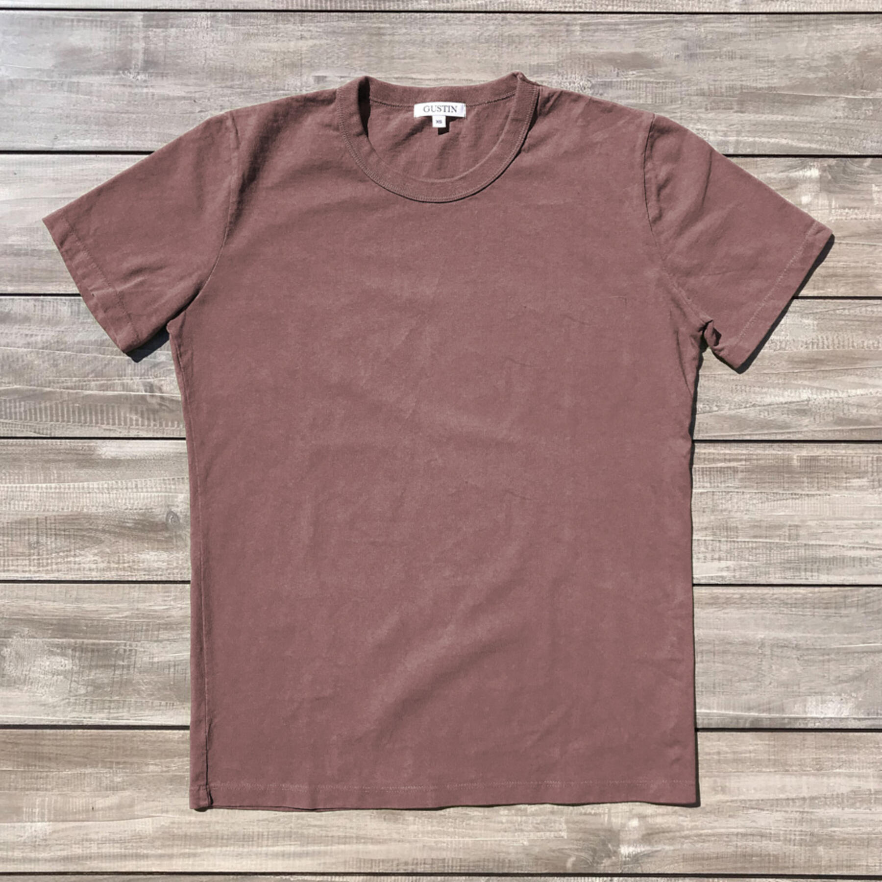 gustin heavyweight t-shirt 2 pack (red rust)