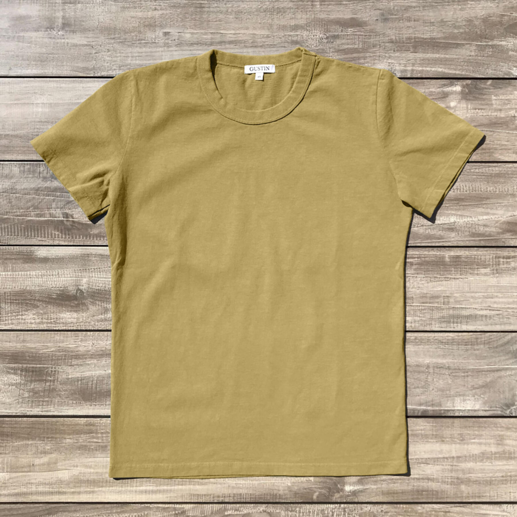 gustin heavyweight t-shirt 2 pack (yellow rust)