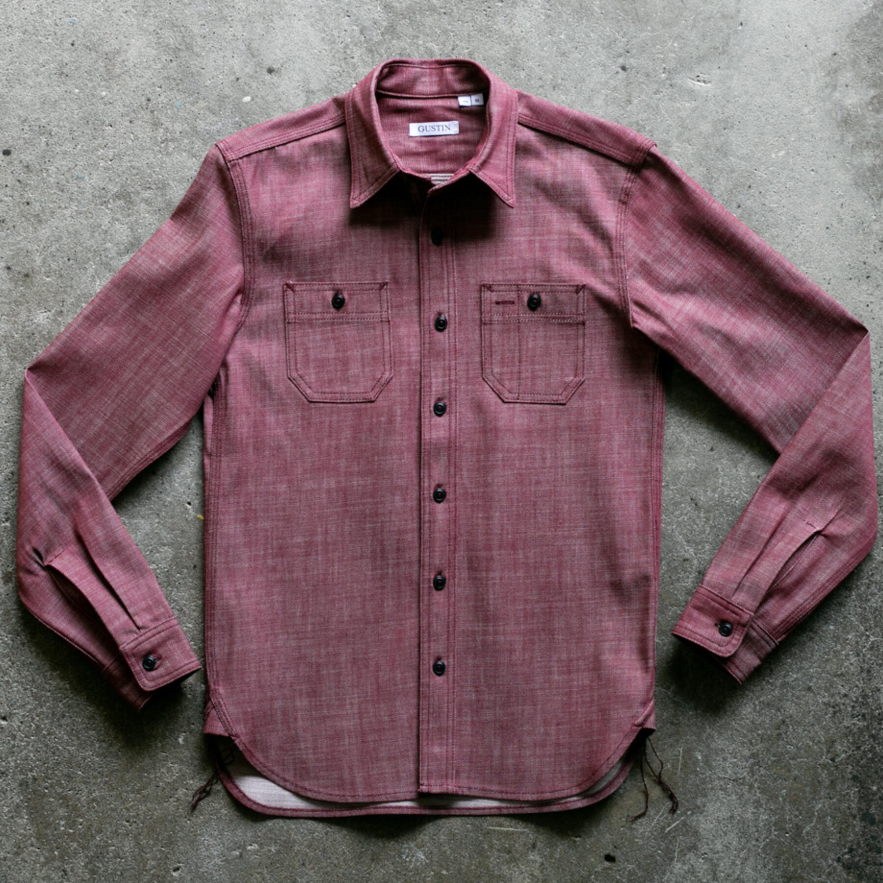 gustin #79 cone oxblood workshirt