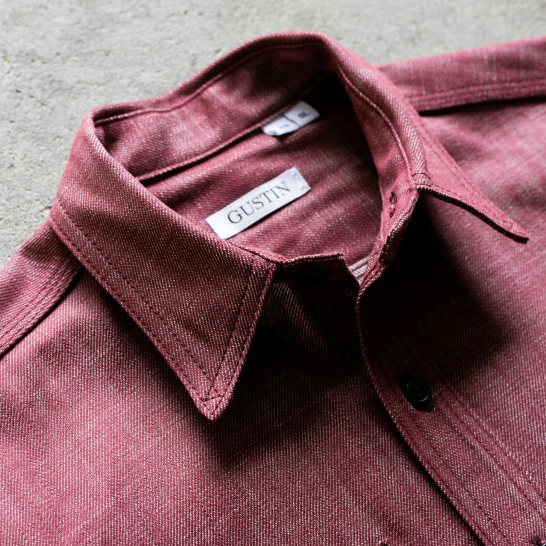 gustin #79 cone oxblood workshirt