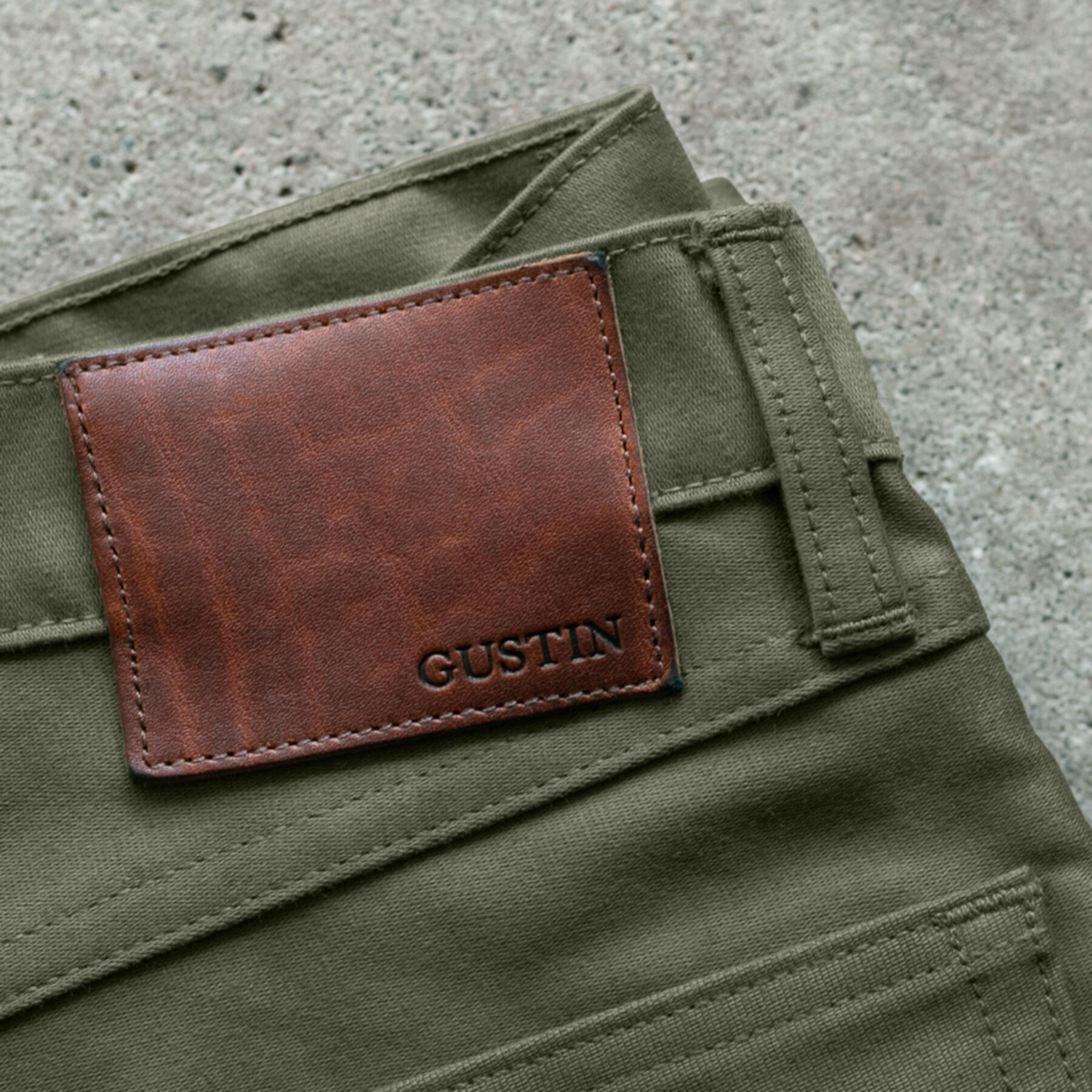gustin #97 military corduroy 5 pocket - olive
