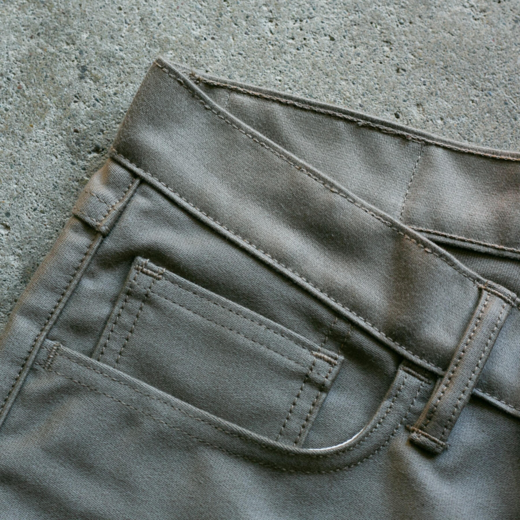 gustin #95 military corduroy 5 pocket - green-grey