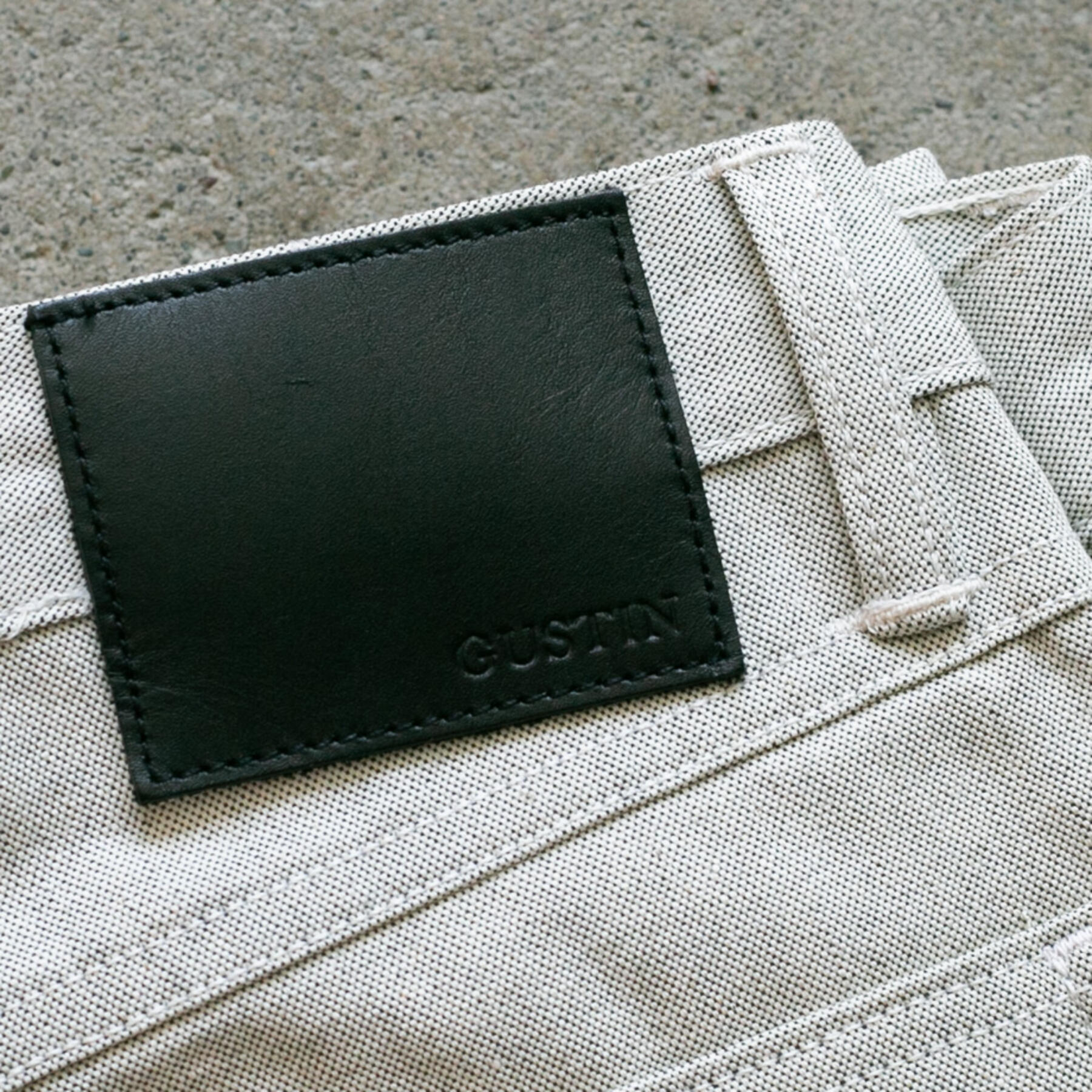 gustin #99 cone salt & pepper canvas 5 pocket