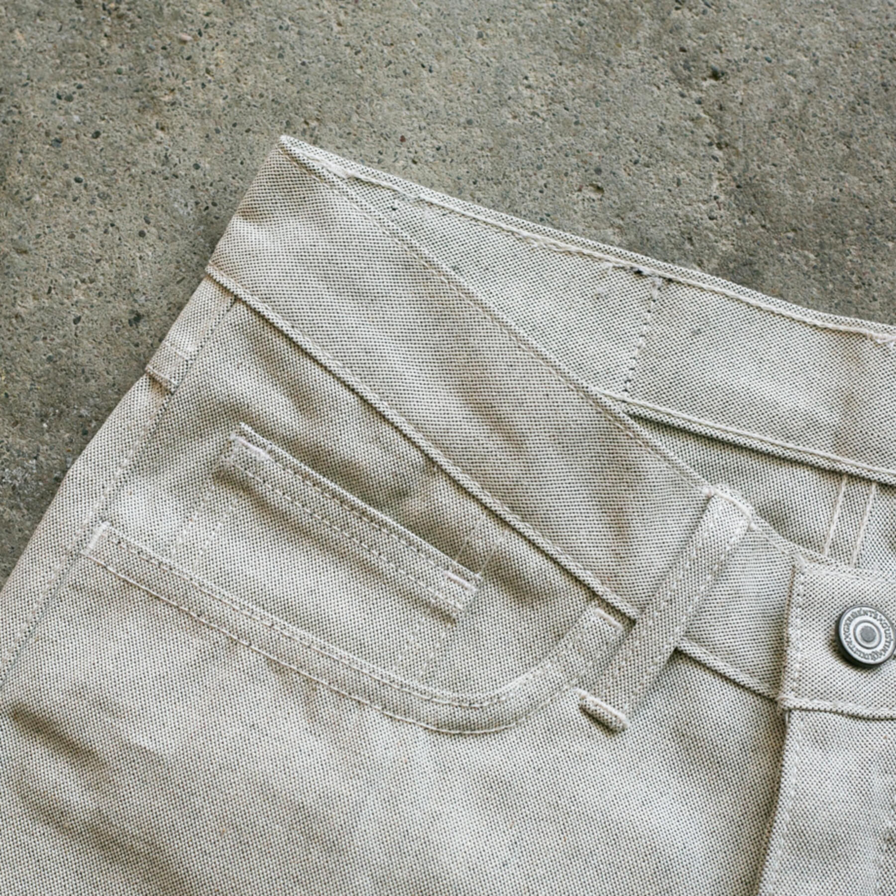 gustin #99 cone salt & pepper canvas 5 pocket
