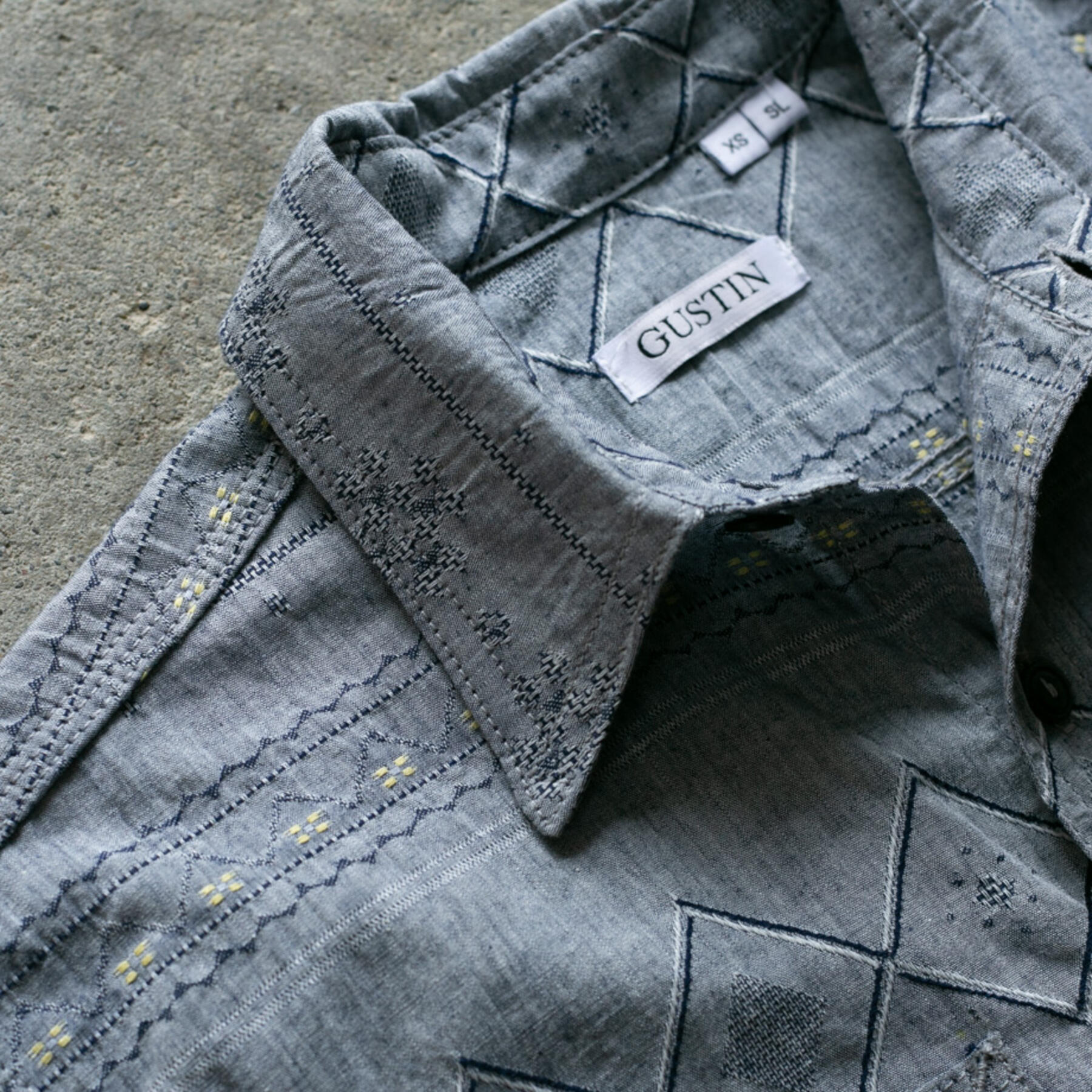 gustin #81 art jacquard workshirt