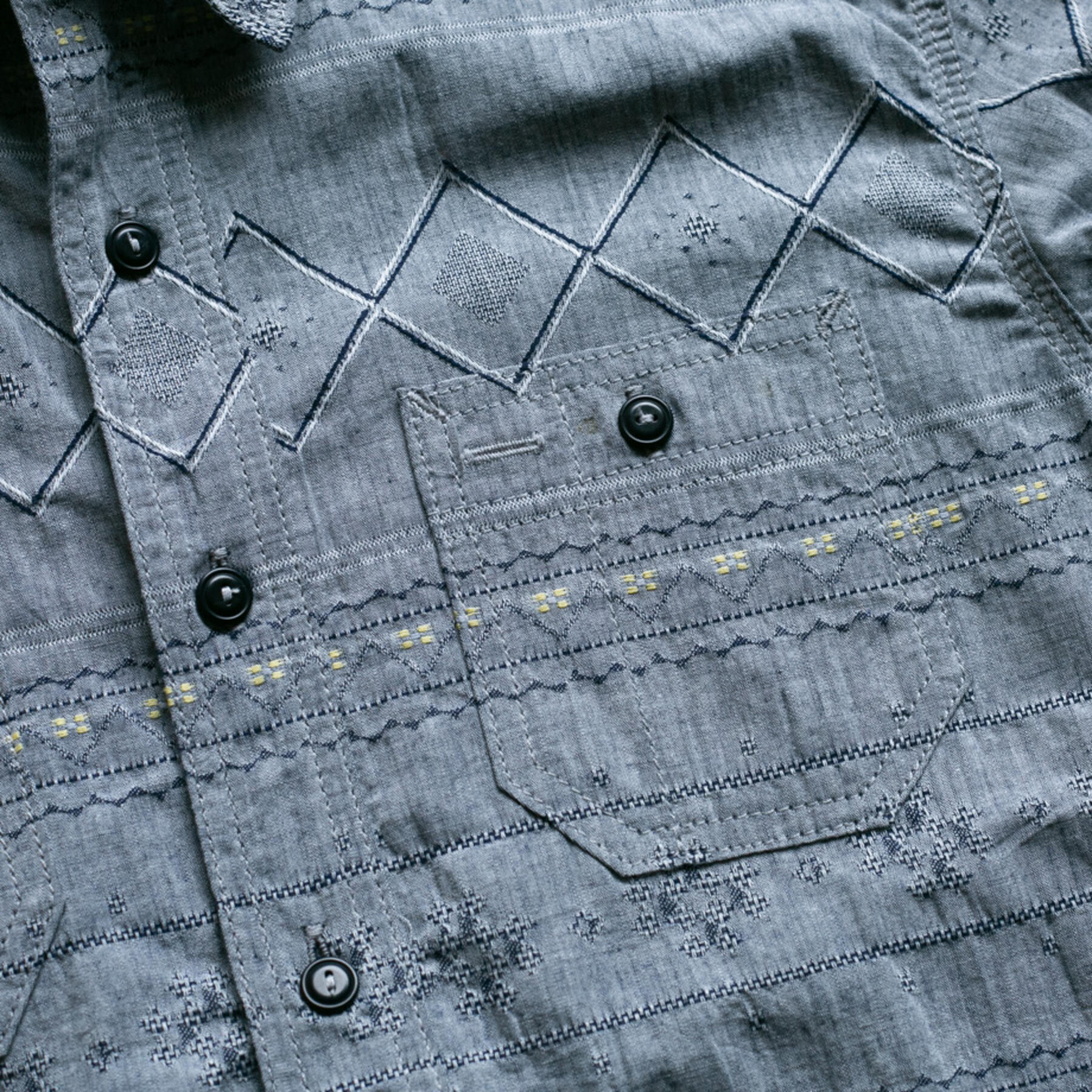 gustin #81 art jacquard workshirt