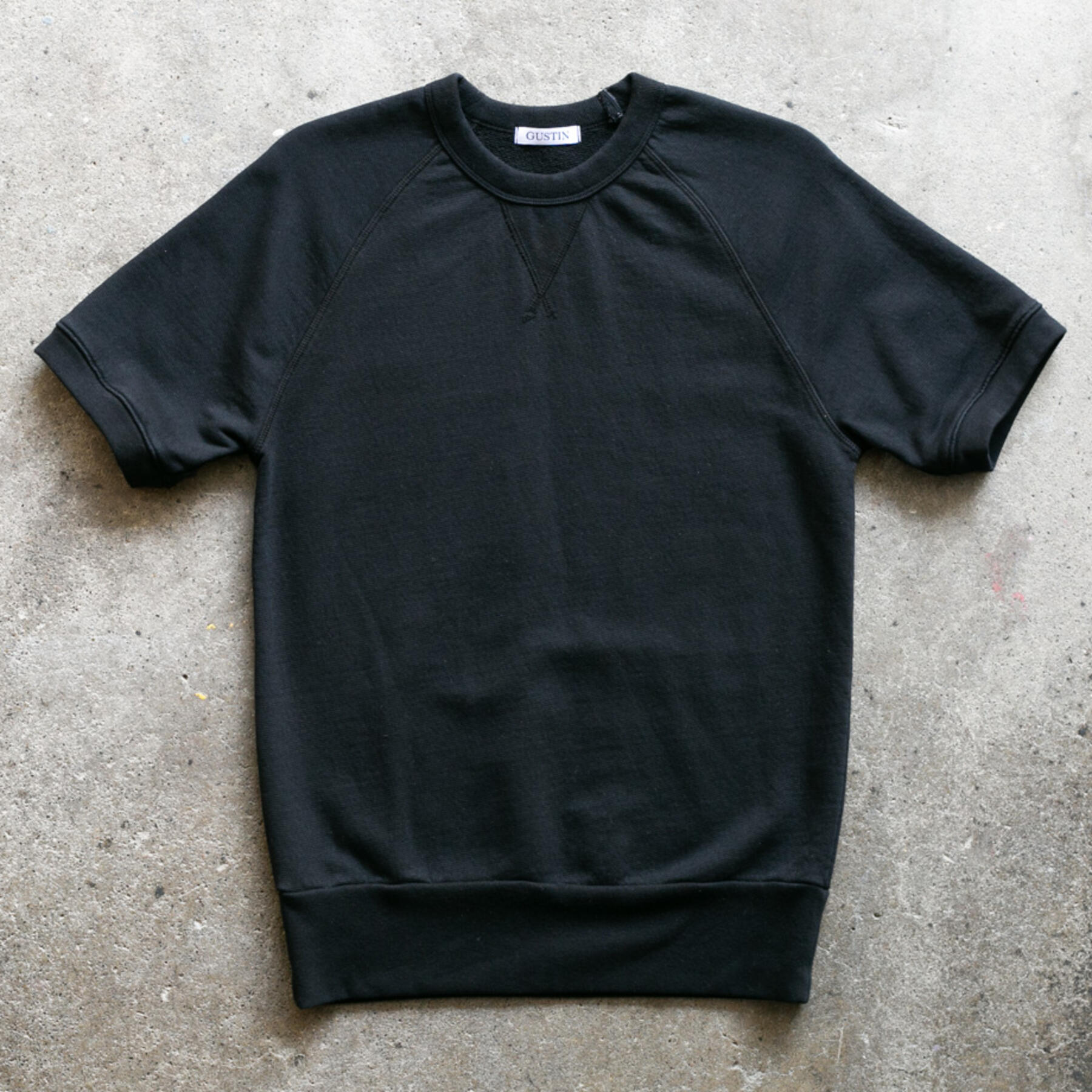 gustin short sleeve sweatshirt - black