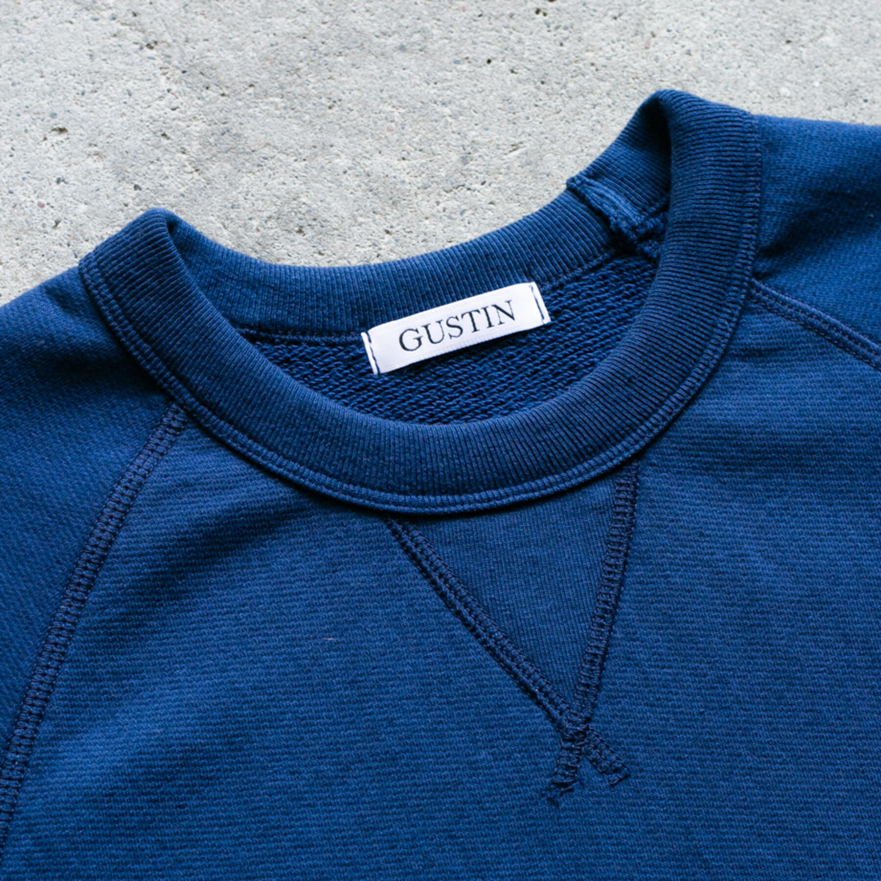 gustin short sleeve sweatshirt - royal