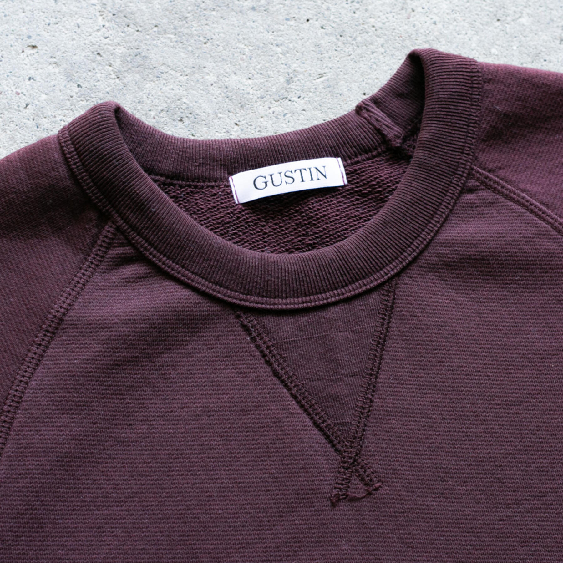 gustin short sleeve sweatshirt 4 pack (oxblood, black, royal, red)