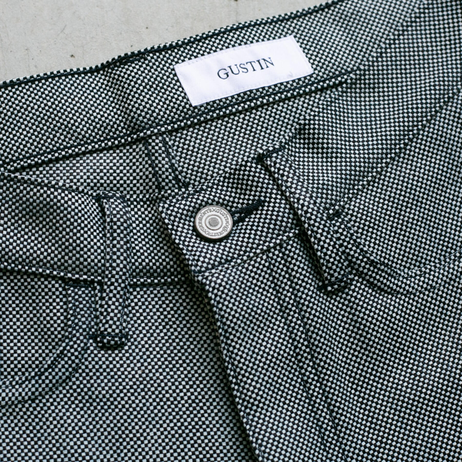 gustin #100 italy basket weave 5 pocket