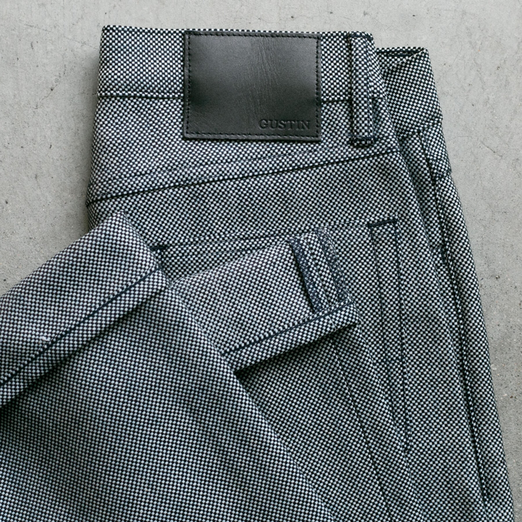 gustin #100 italy basket weave 5 pocket