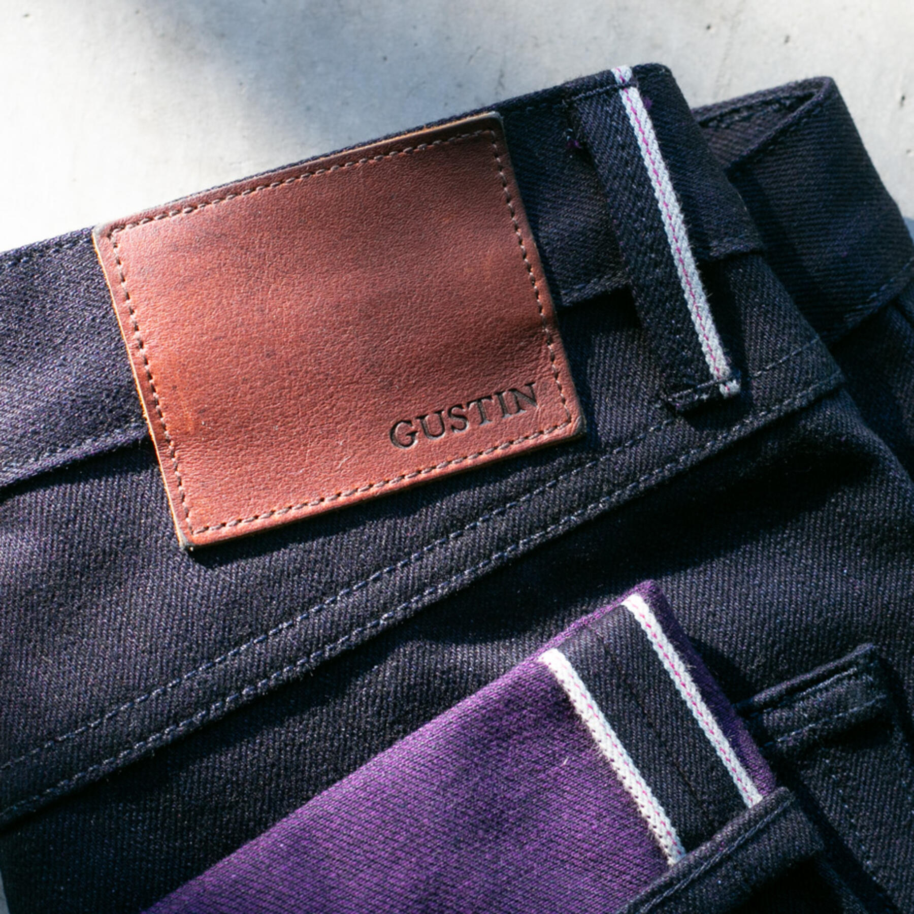 gustin #501 indigo x purple