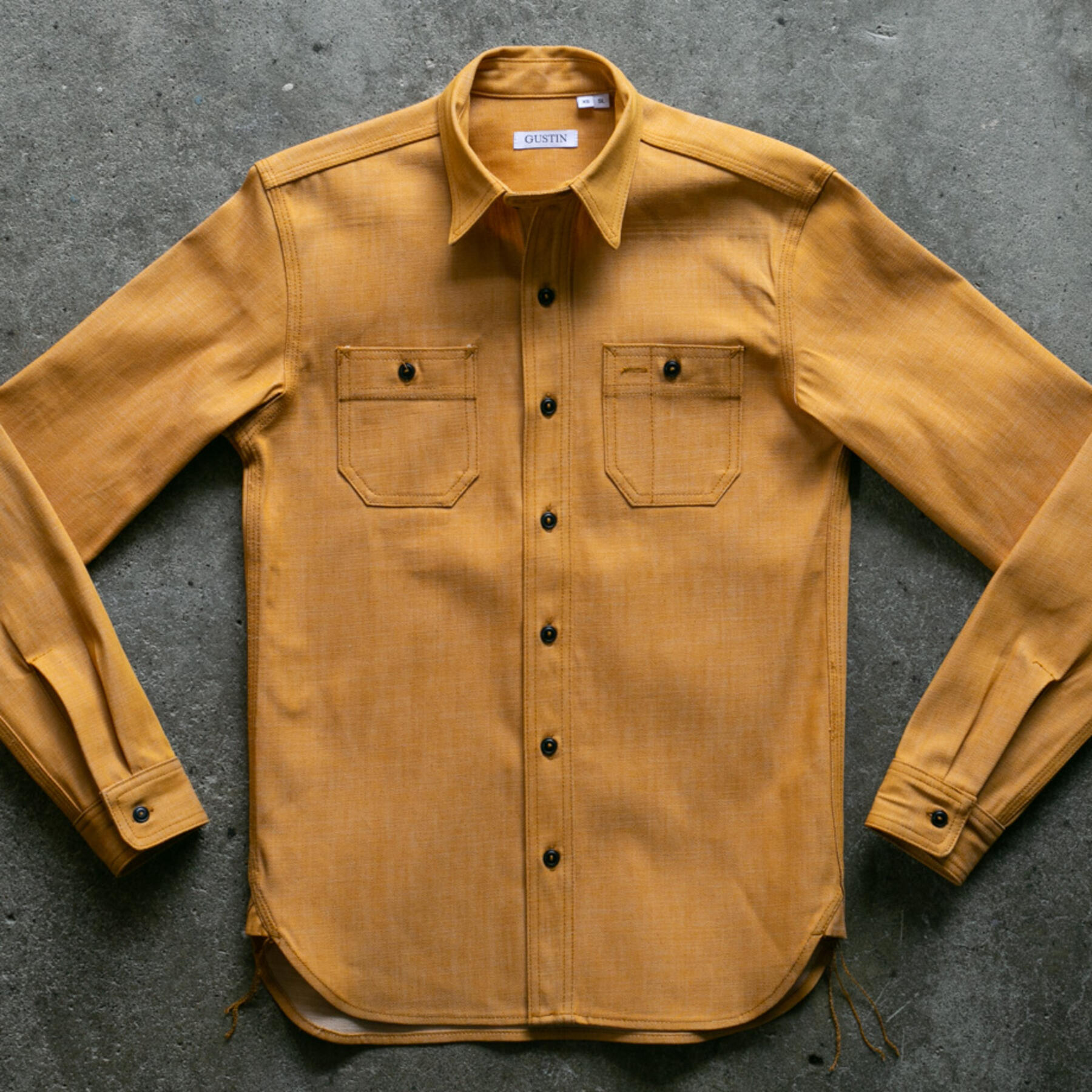 gustin #84 cone marigold workshirt
