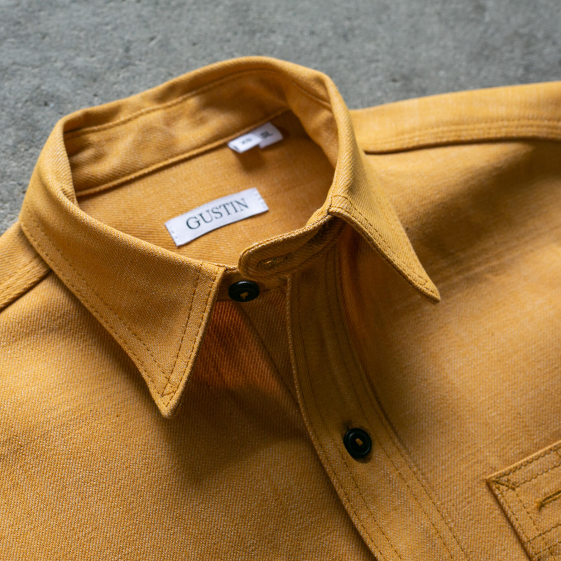 gustin #84 cone marigold workshirt