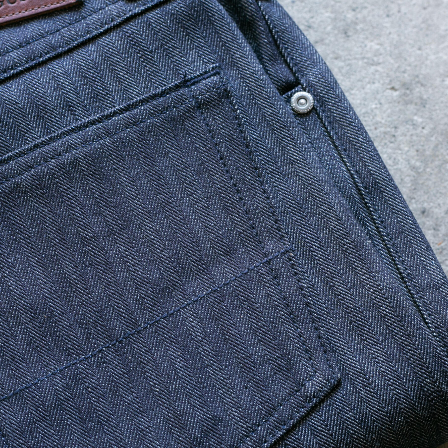gustin #502 japan selvedge herringbone