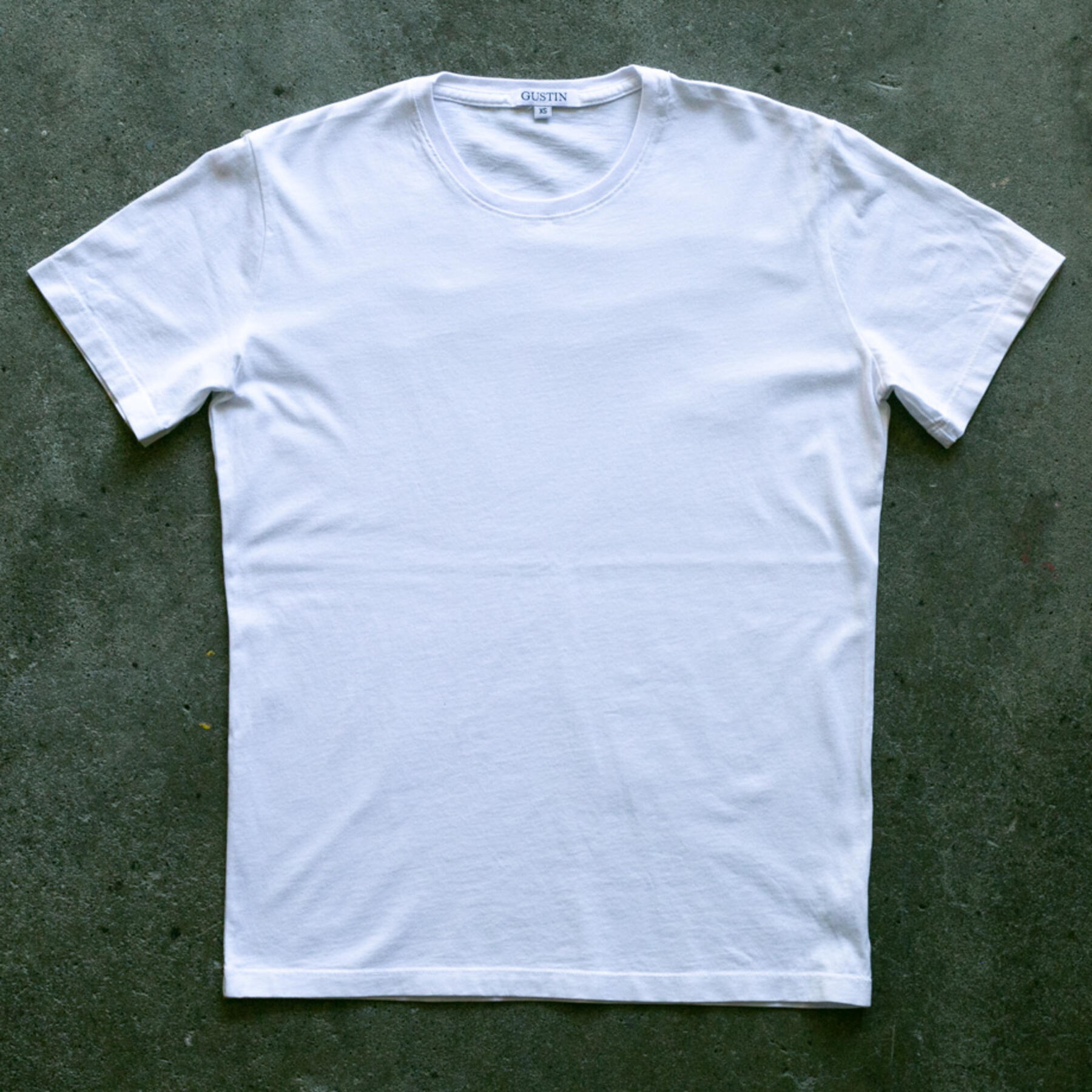 gustin pima cotton t-shirt classic collection (black, white, sky)