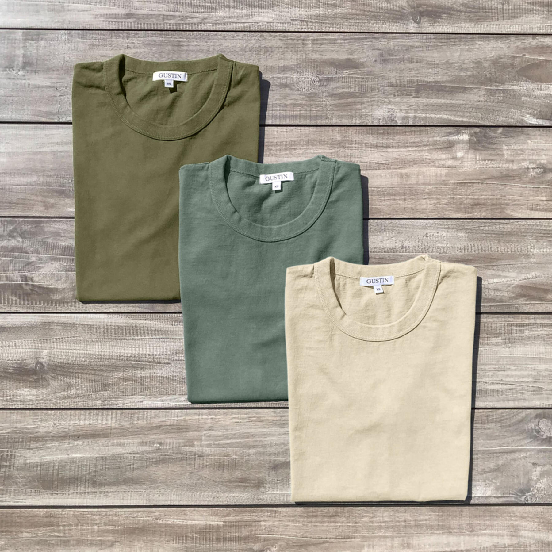 gustin heavyweight t-shirt earth collection