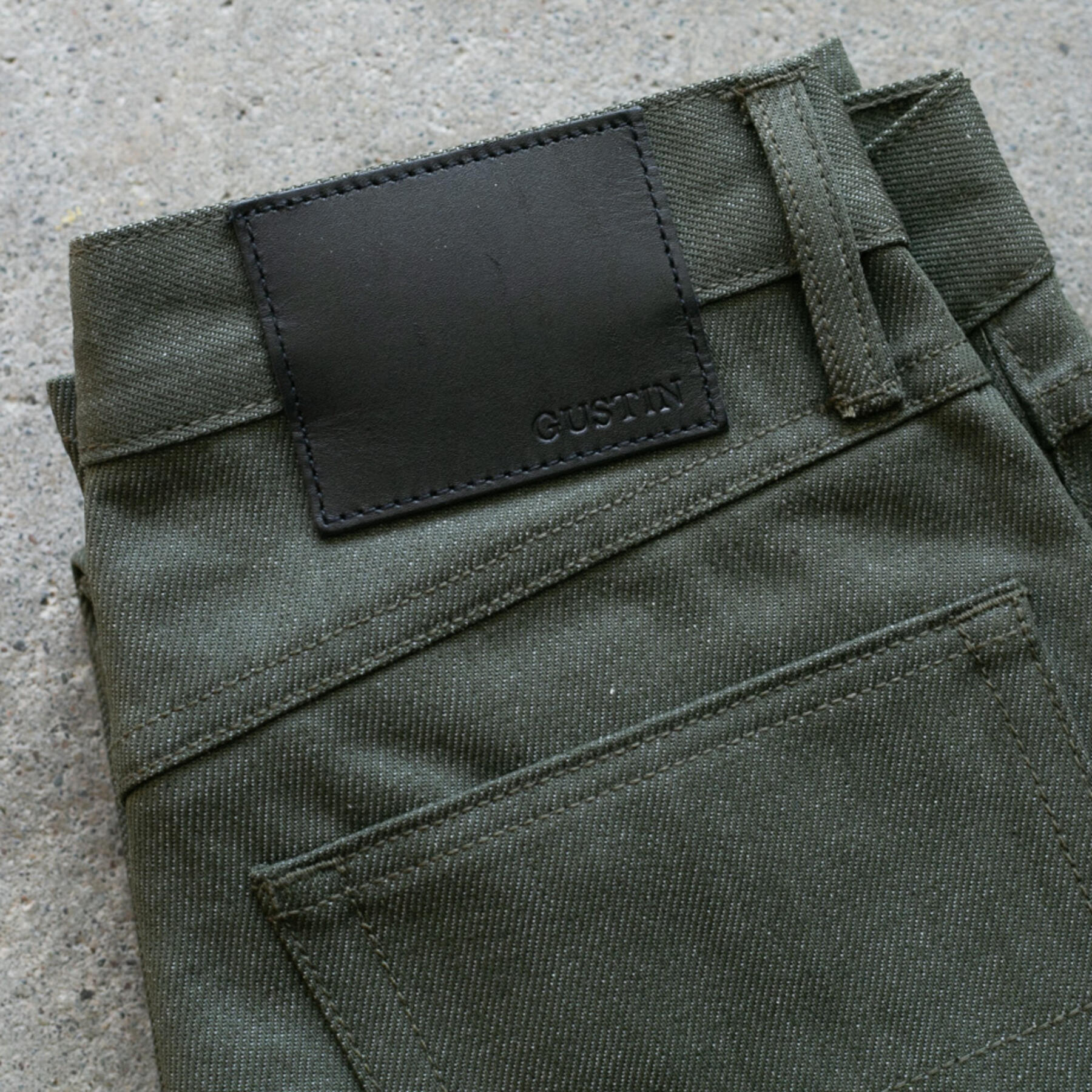 gustin #107 cone armyxgrey 5 pocket