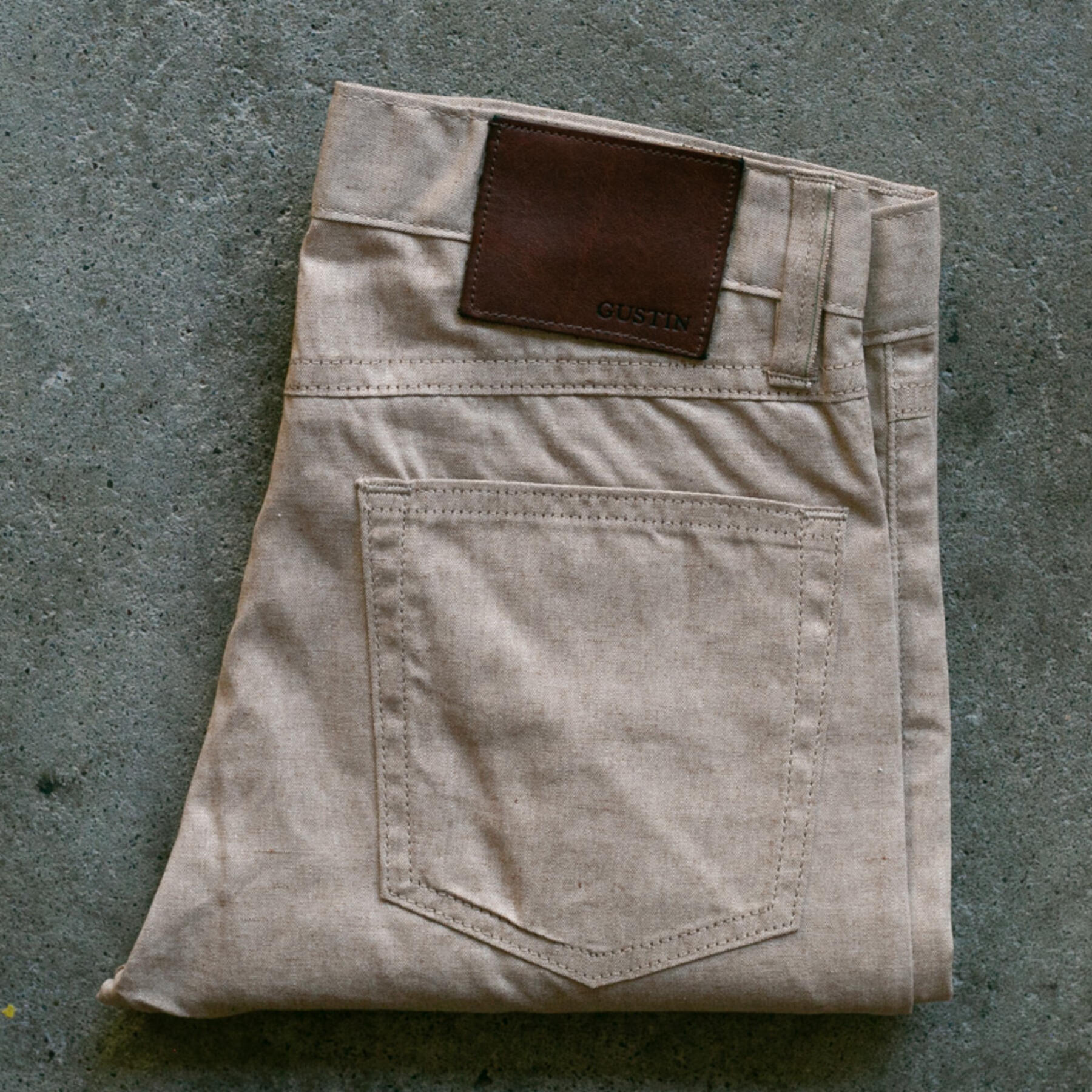 gustin #506 supima selvedge chambray