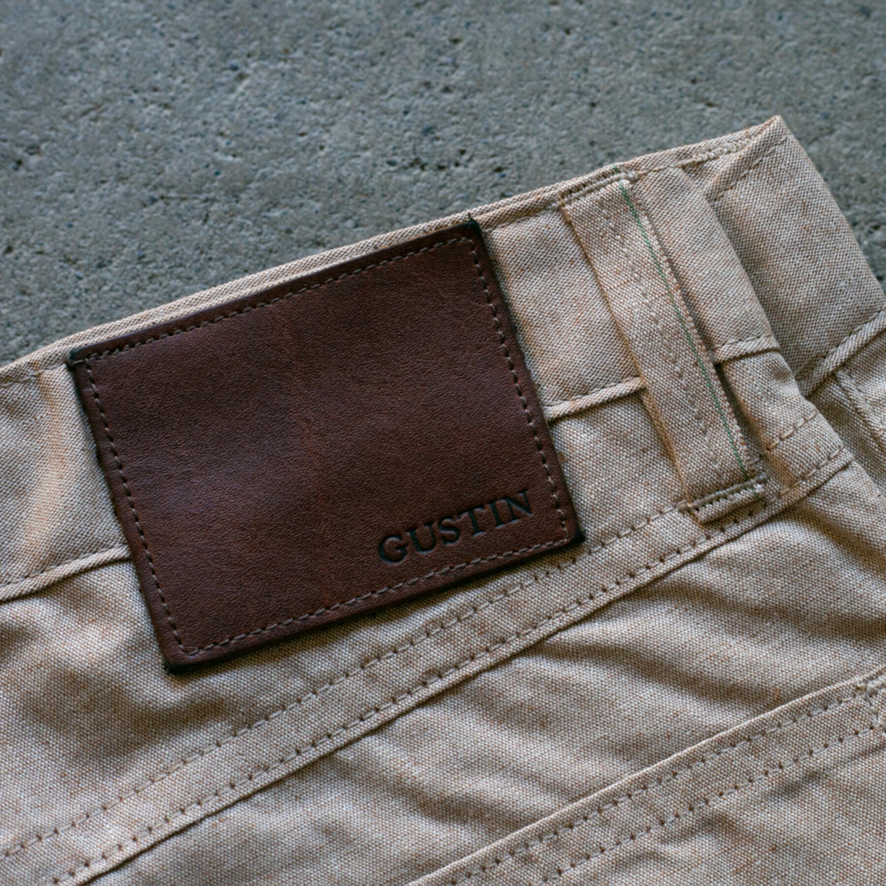 gustin #506 supima selvedge chambray