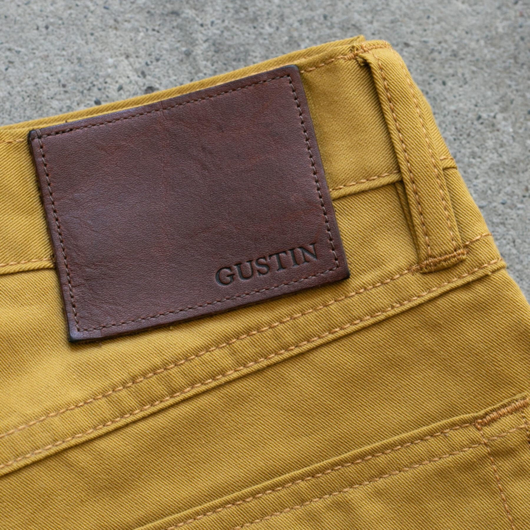 gustin #113 japan bold twill - mustard
