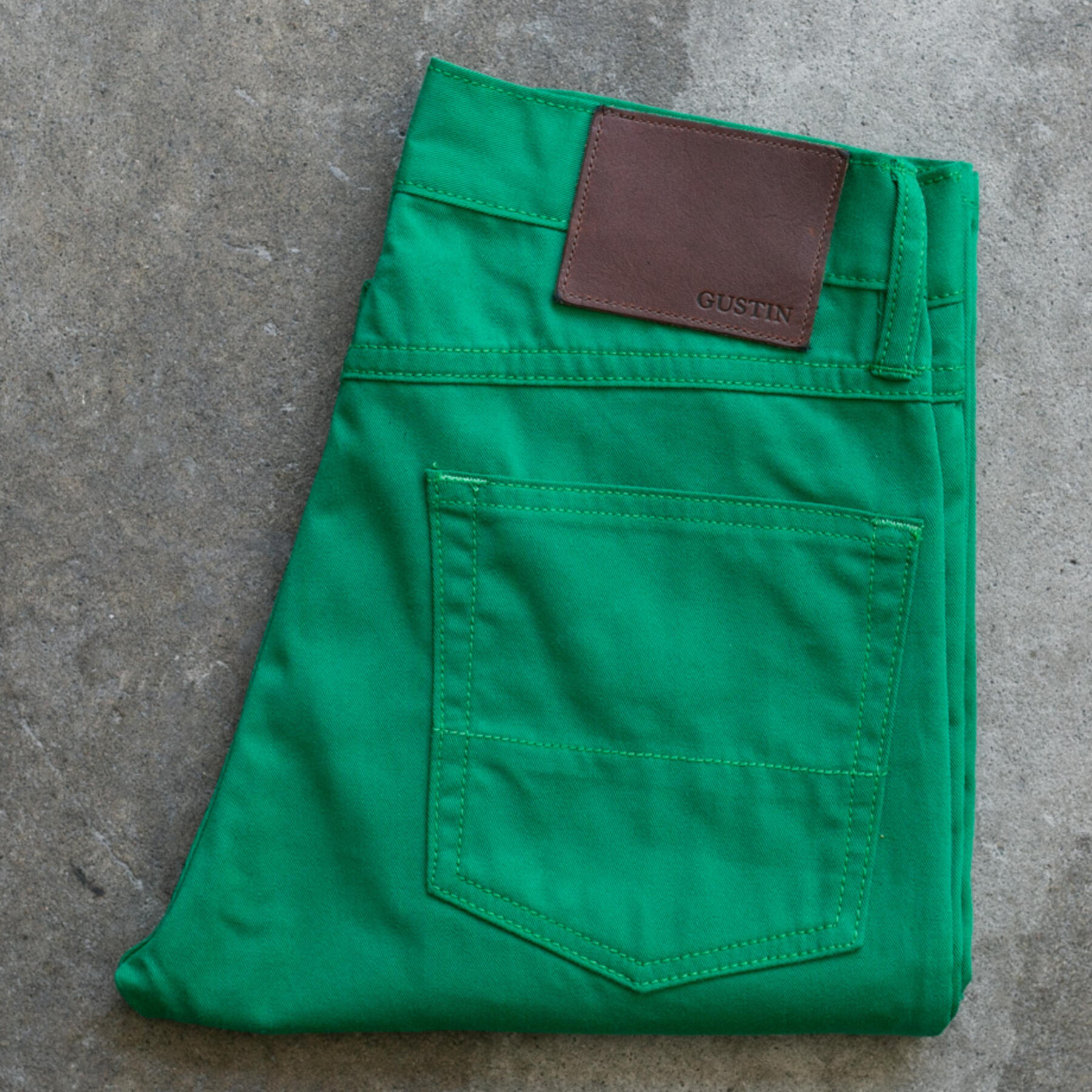 gustin #112 japan bold twill - kelly green