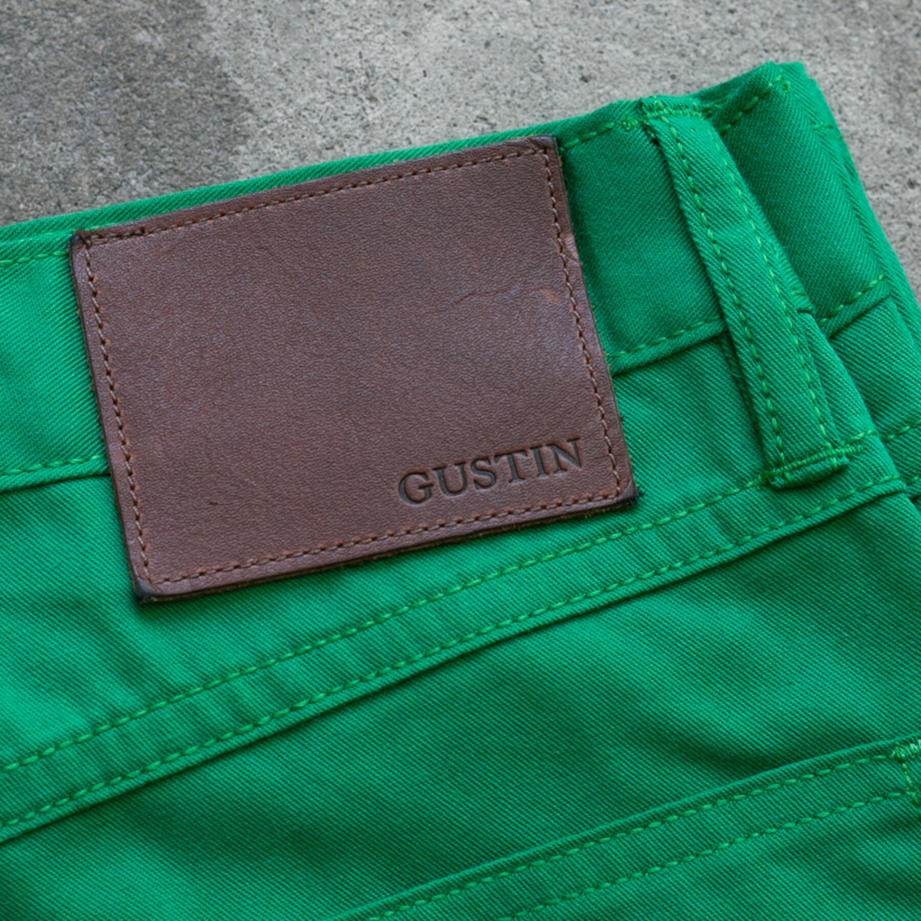 gustin #112 japan bold twill - kelly green
