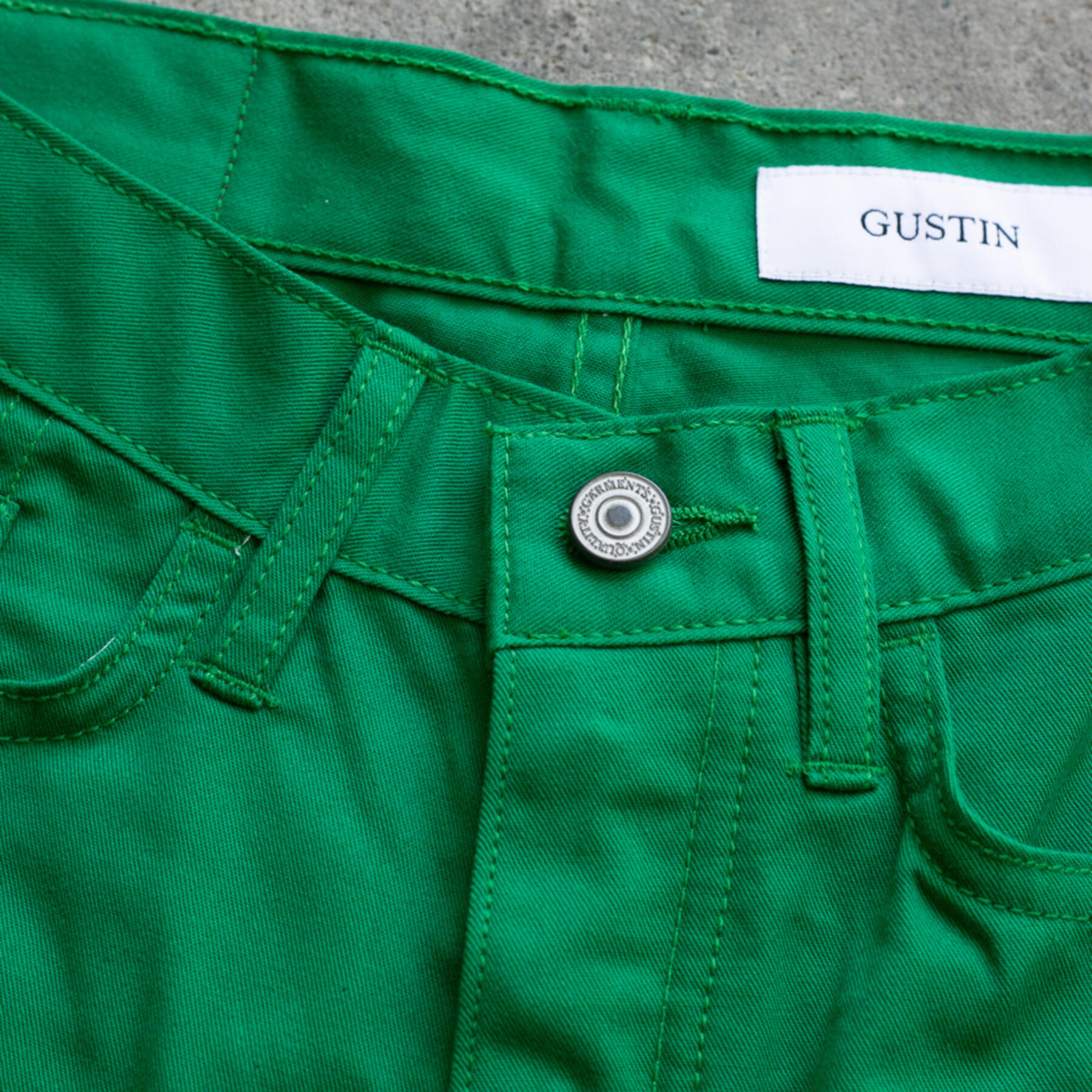 gustin #112 japan bold twill - kelly green