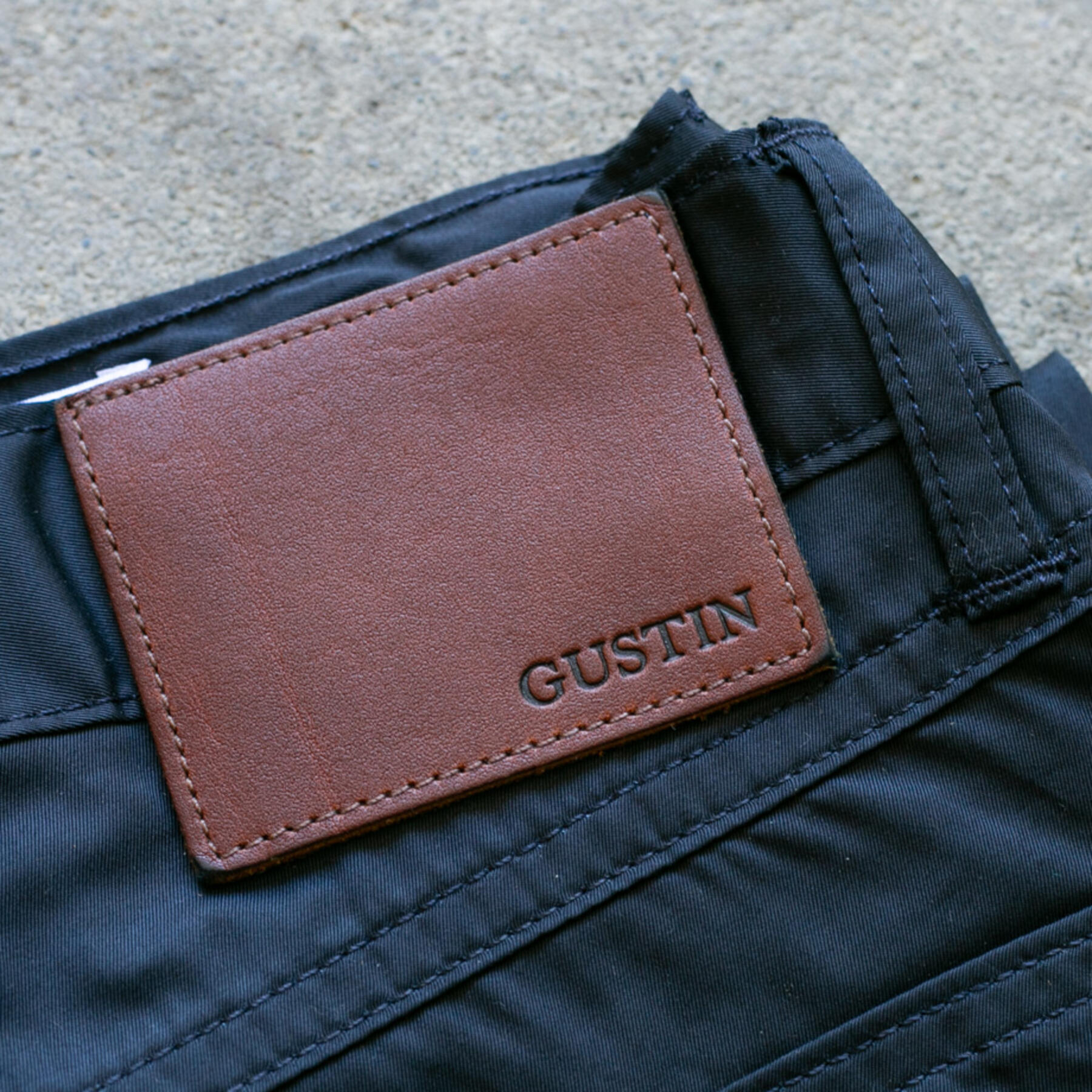gustin #109 giza cotton 5 pocket - navy