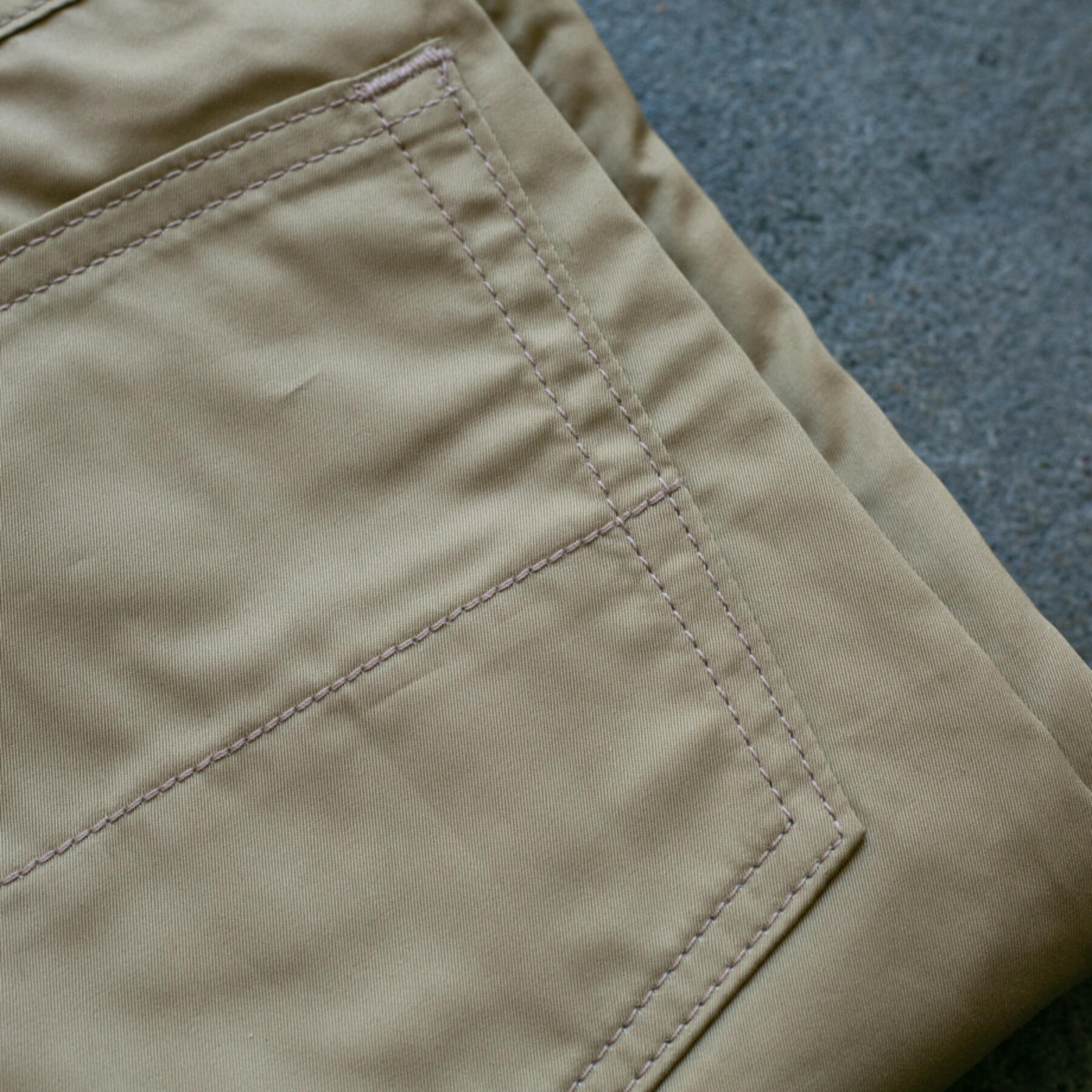 gustin #110 giza cotton 5 pocket - khaki