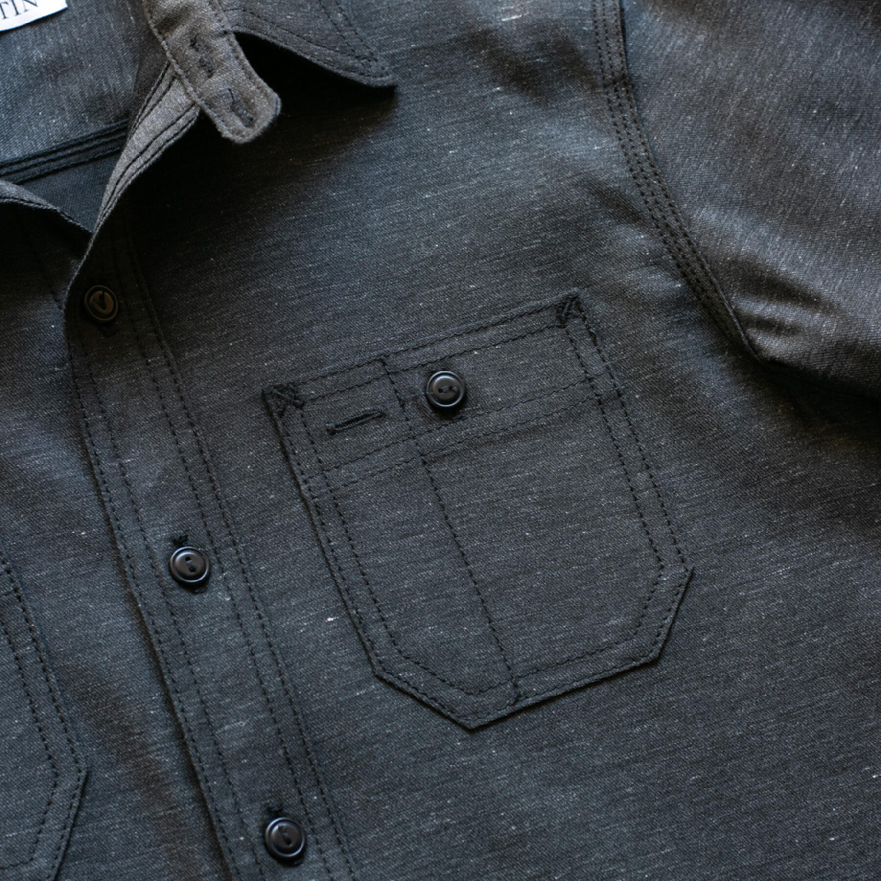 gustin #90 xblack workshirt - charcoal