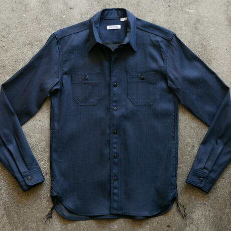 gustin #89 xblack workshirt - navy