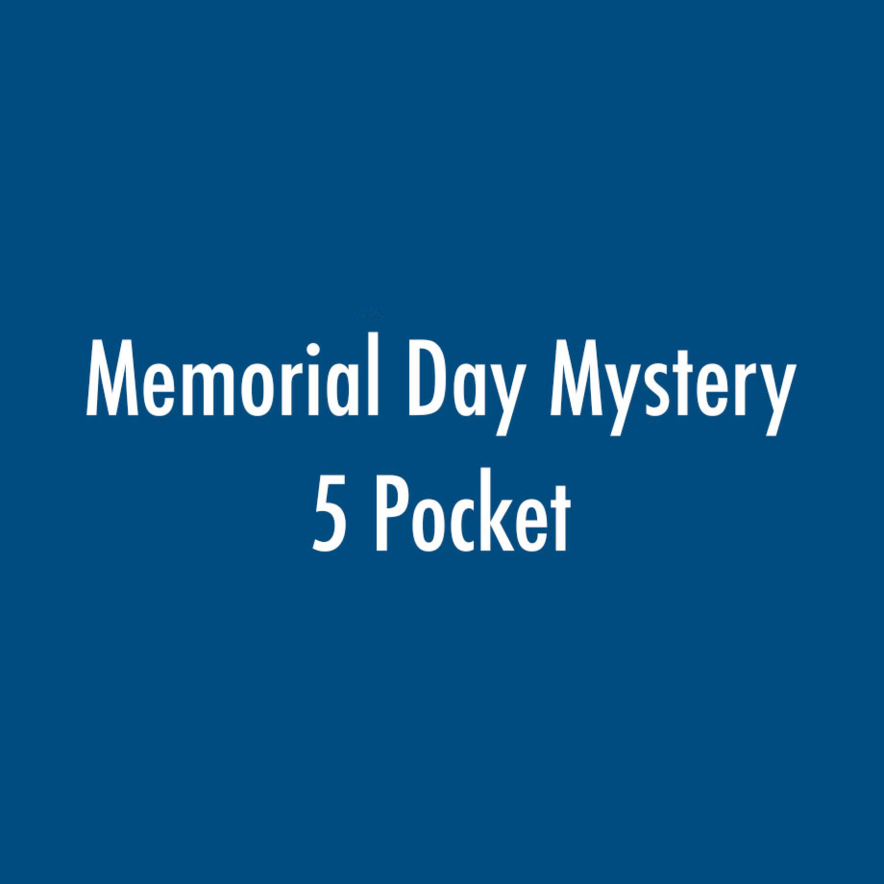 gustin memorial day mystery 5 pocket