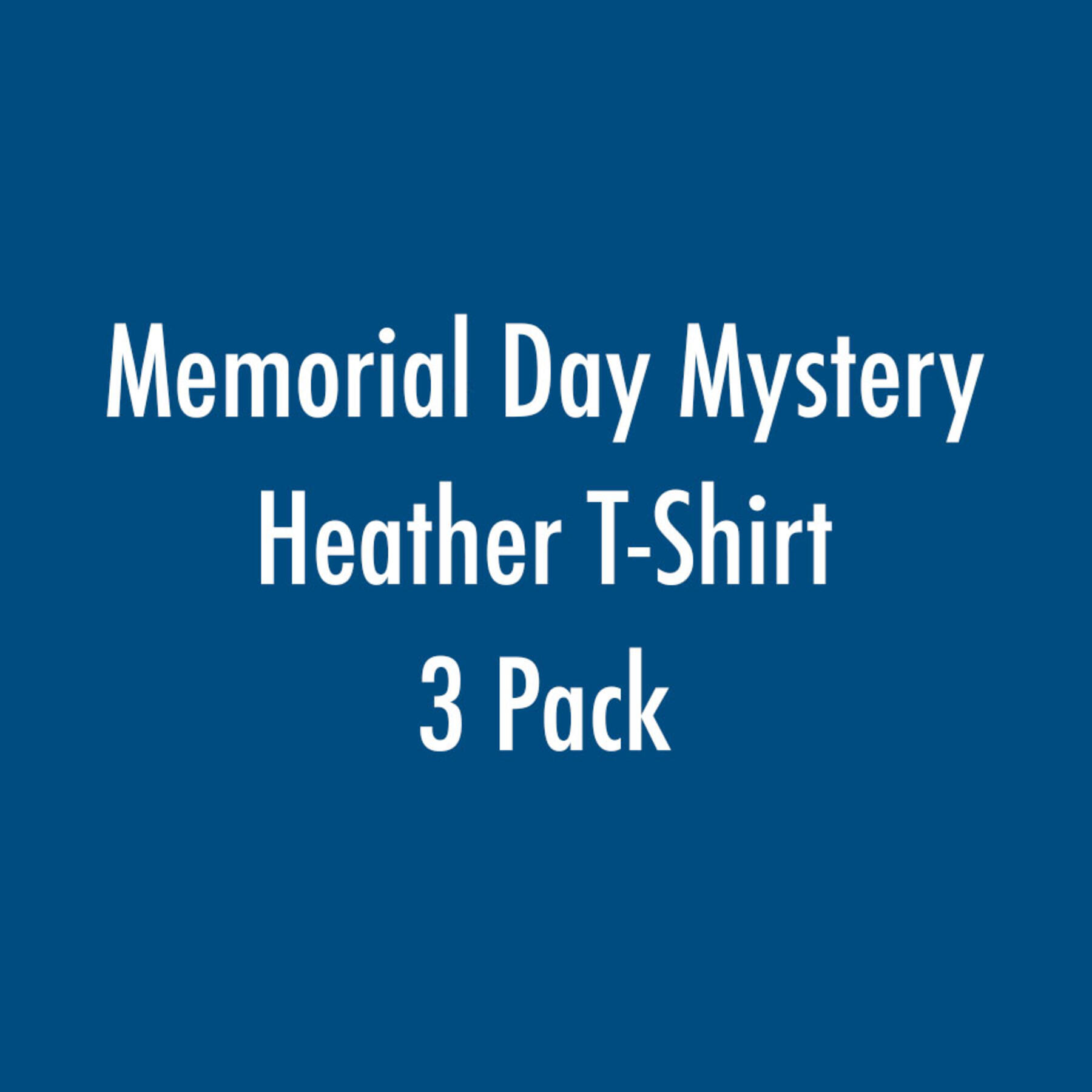 gustin memorial day mystery heather t-shirt 3 pack