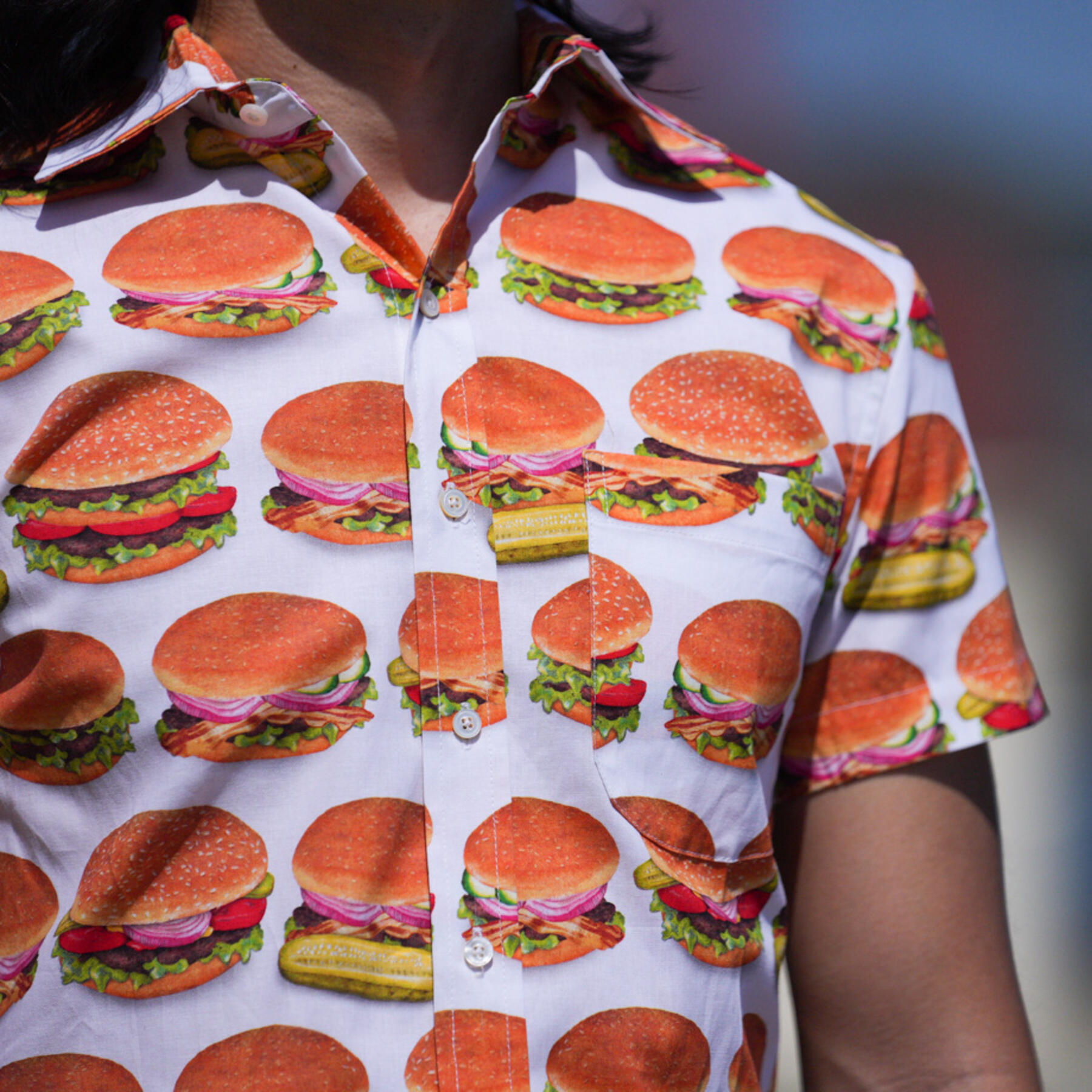 gustin #836 big burgers short sleeve shirt