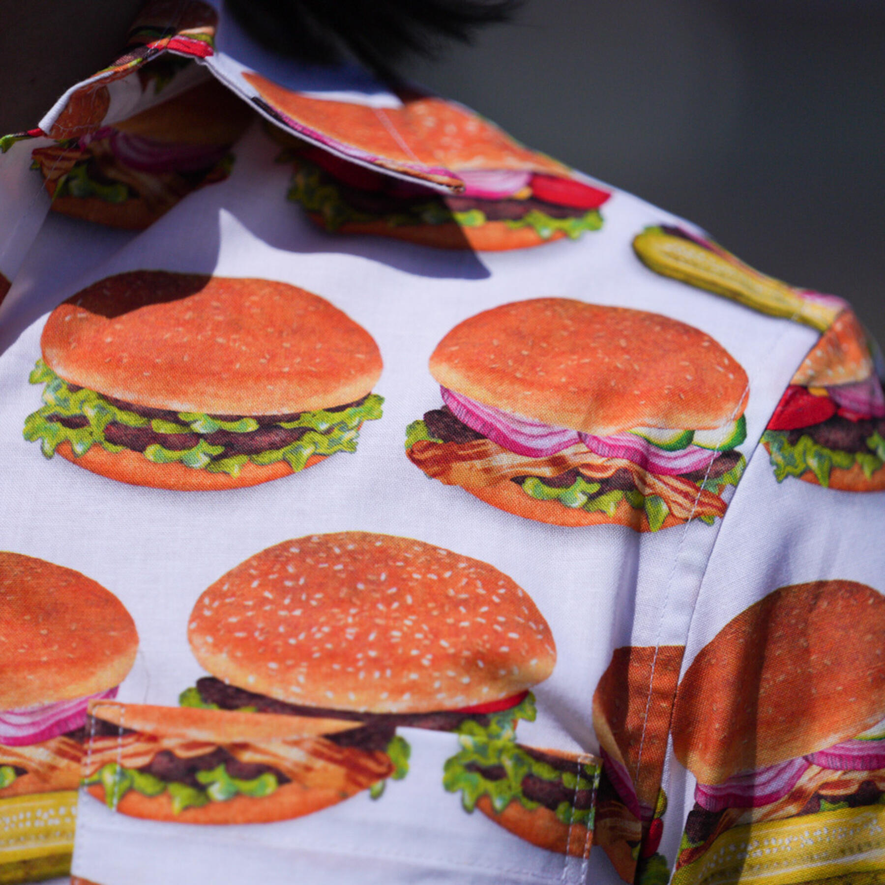 gustin #836 big burgers short sleeve shirt