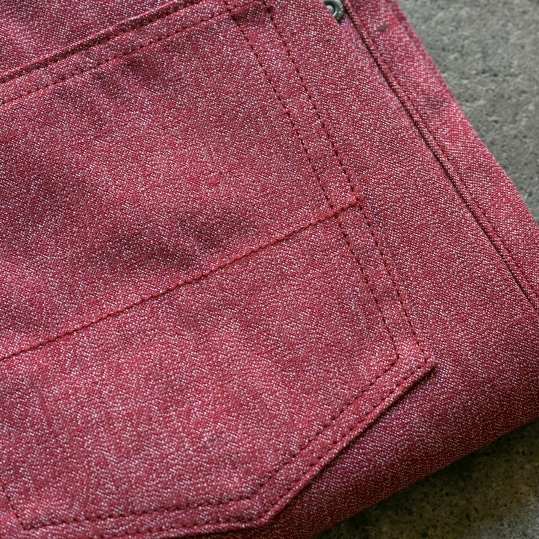 gustin #507 melange selvedge - oxblood